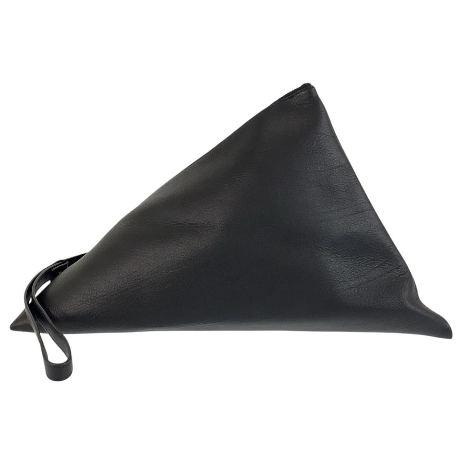 Bottega Veneta S02133430P Leather Clutch Bag Black  ref.2311001