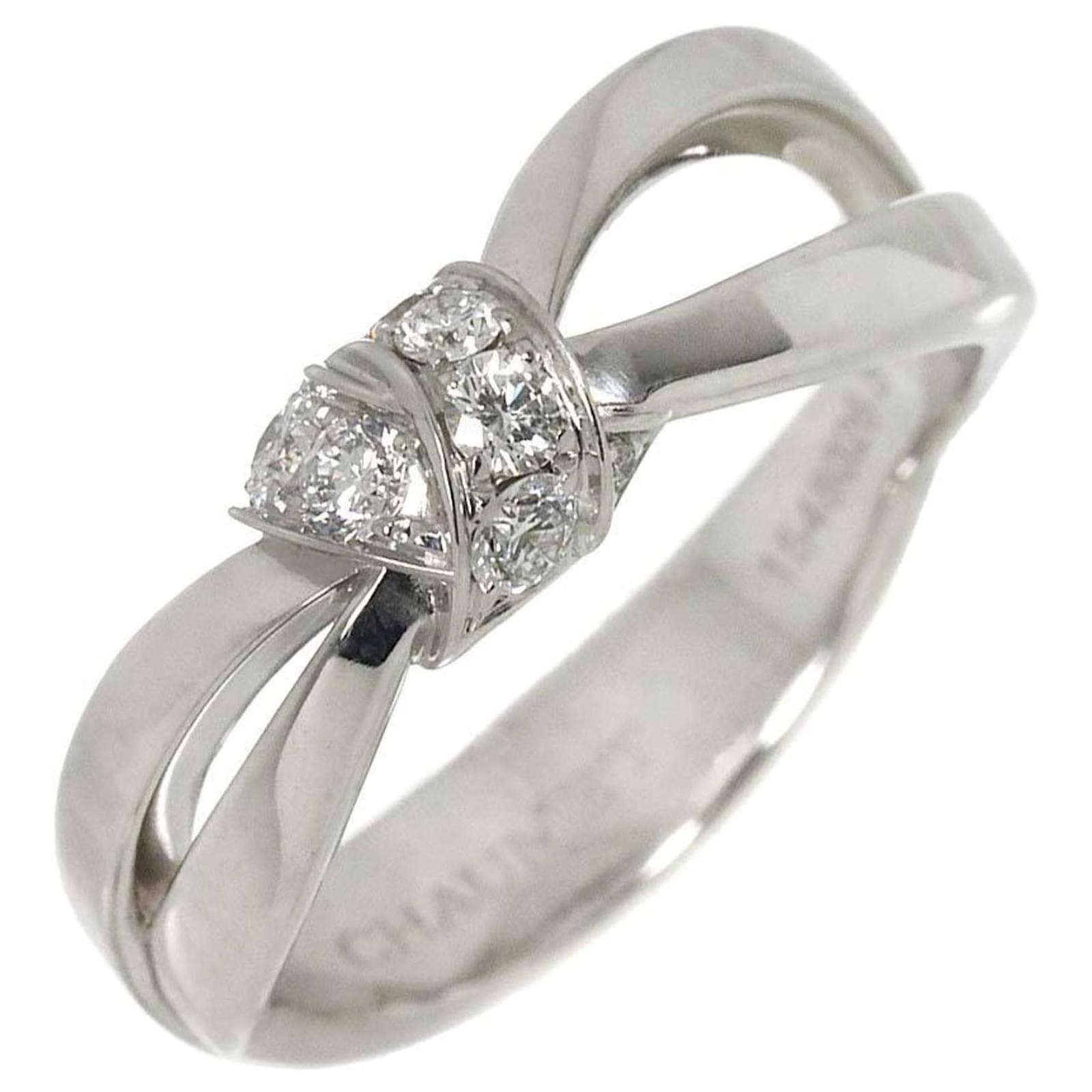 Chaumet Lien Seduction Band Ring White gold  ref.2322830