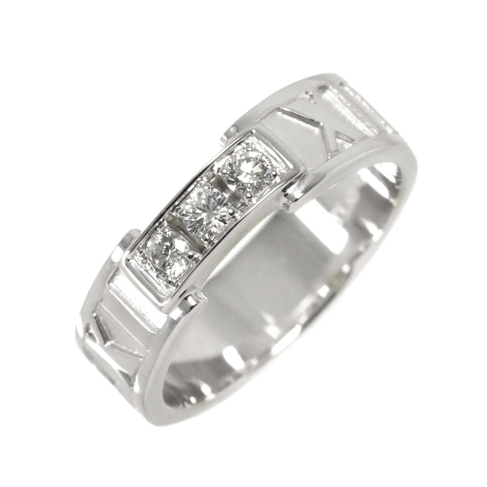 Tiffany & Co. Atlas Diamond Band Ring  ref.2322757