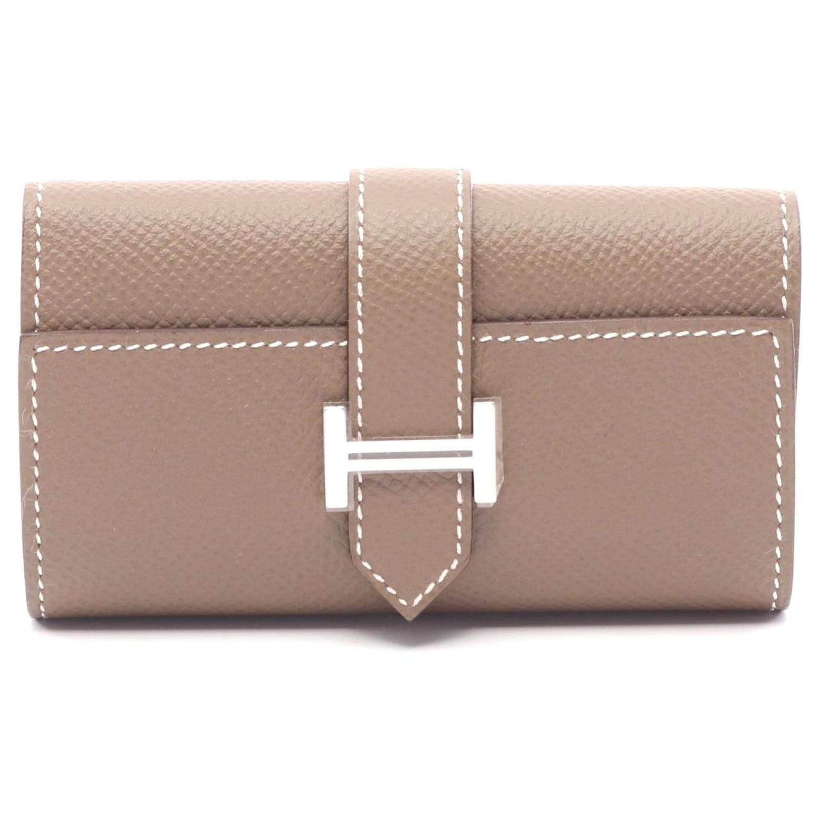 Hermès Hermes Voe Epsom Key Case Brown Leather Pony-style calfskin  ref.2306527