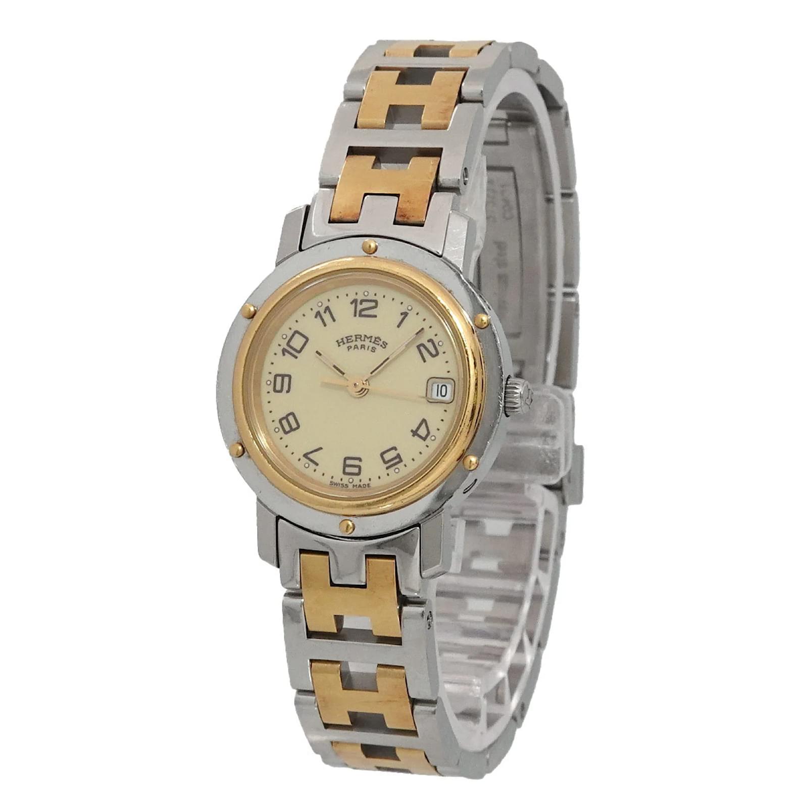 Hermès Hermes Clipper Combi CL4 220 Ladies Watch  ref.2322243