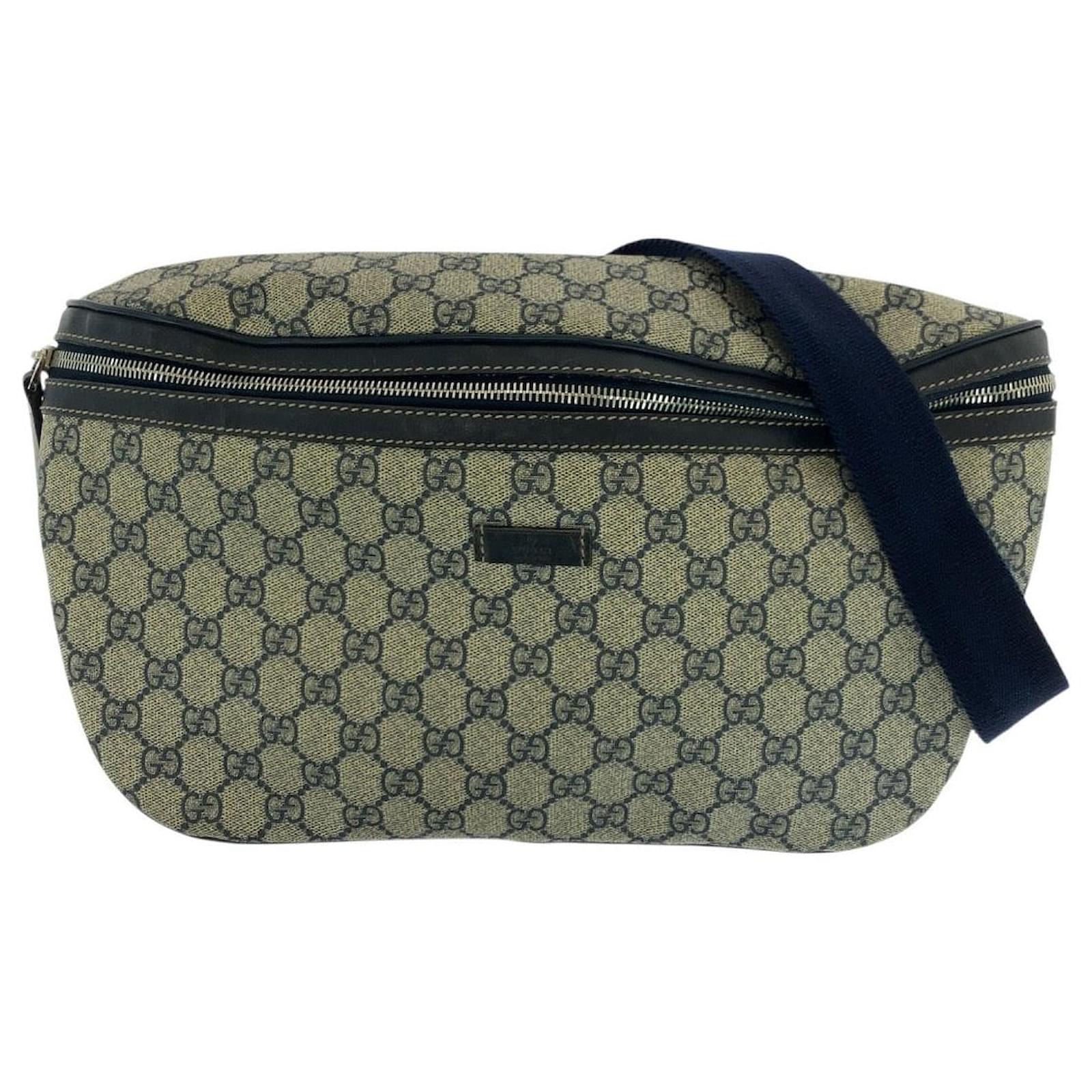 Gucci GG Supreme Canvas 2way Shoulder Bag Brown Beige Cloth  ref.2285785