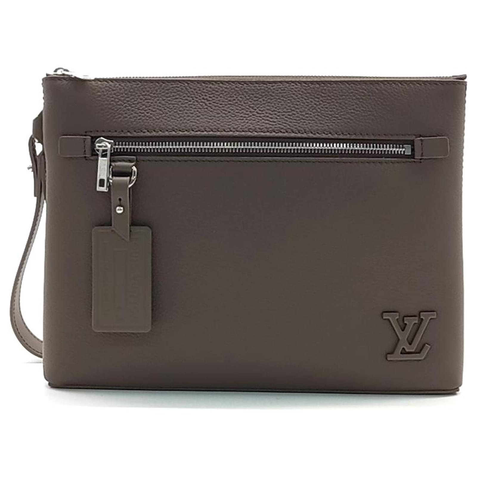 Louis Vuitton Takeoff Clutch M111485 (10020625) Brown  ref.2284469