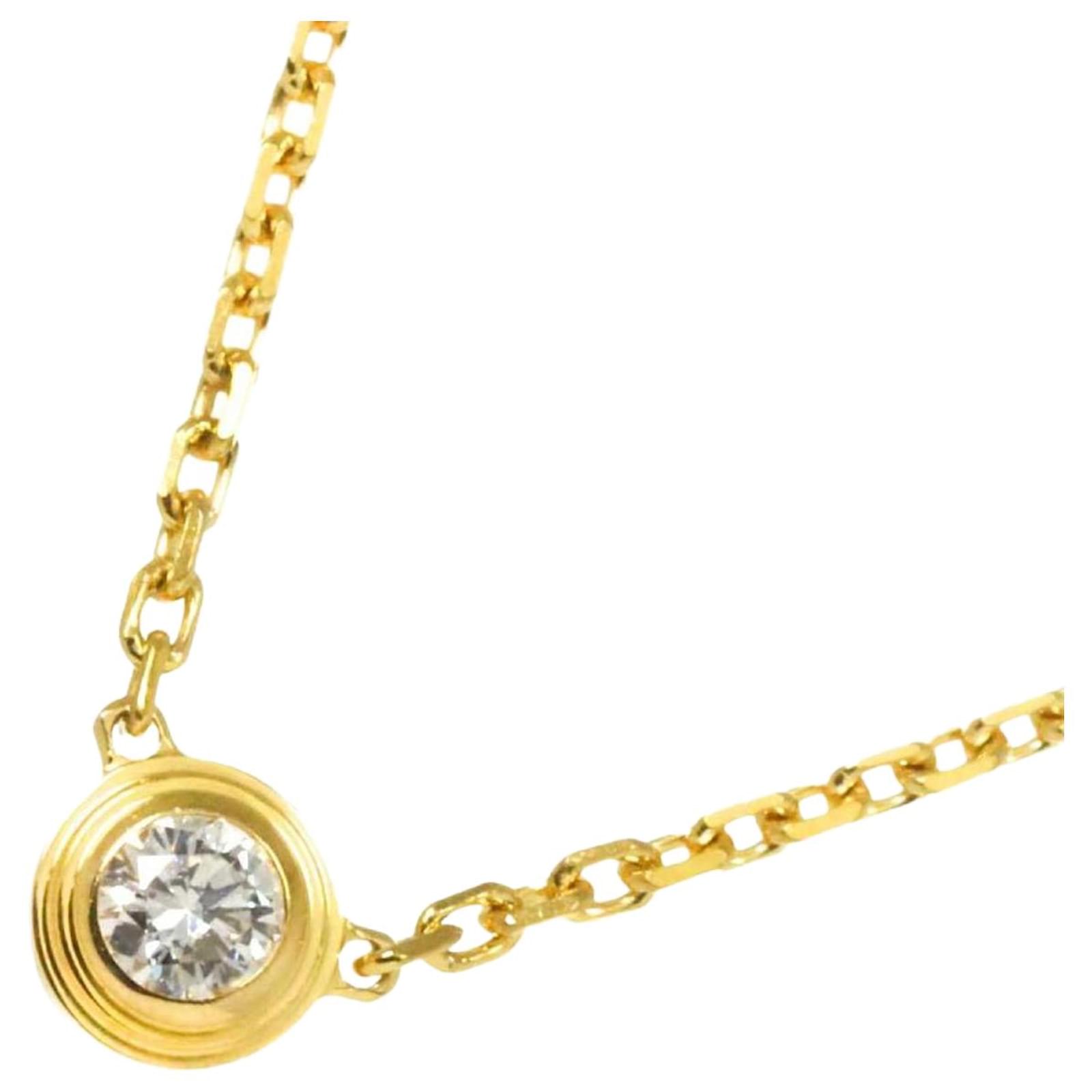 Cartier Amour Diamond Necklace XS Yellow gold  ref.2321934
