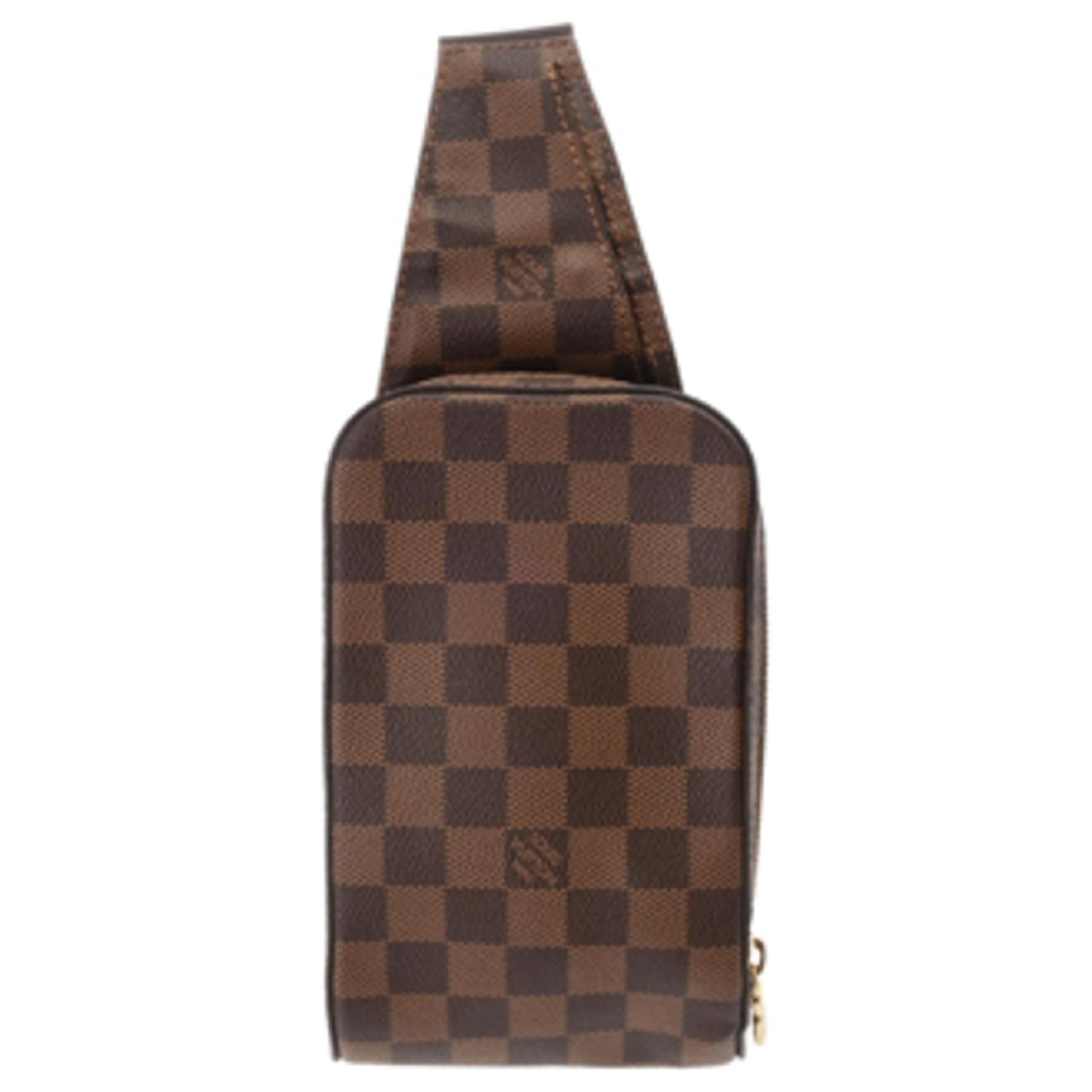Louis Vuitton Damier Geronimos Sling Bag Brown Damier ebene Cloth  ref.2282089