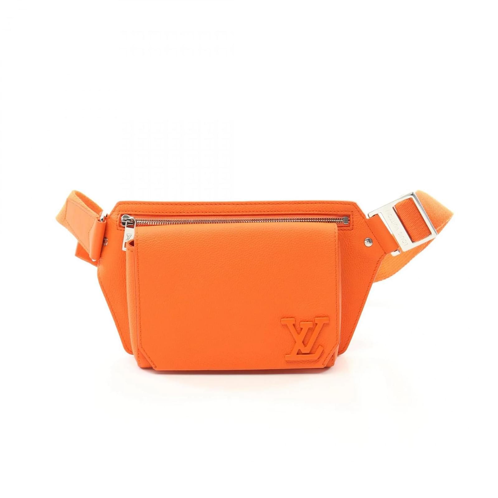 Louis Vuitton Orange Leather Fanny Pack  ref.2282087