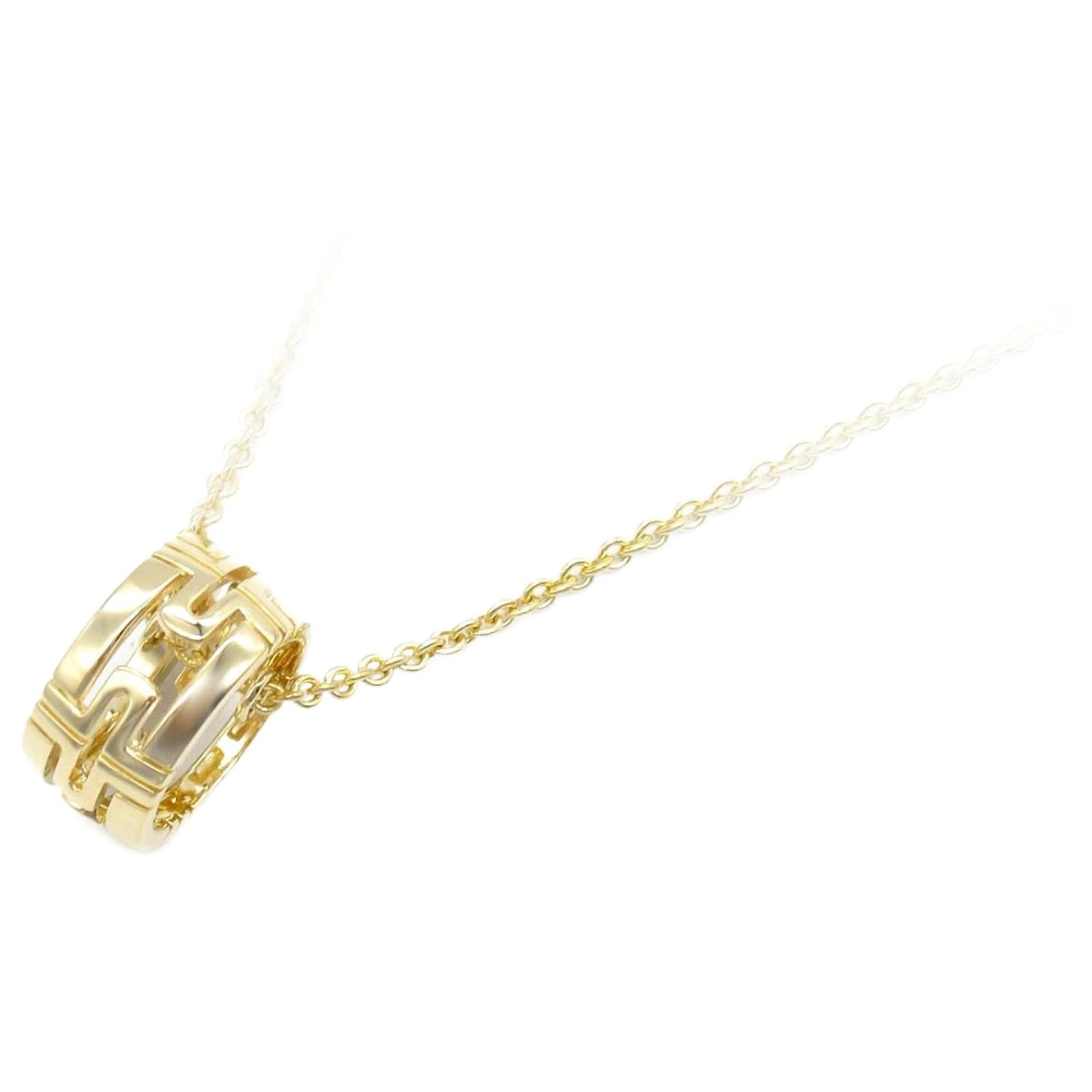 Bulgari Bvlgari Parentesi Necklace K18 Yellow Gold Golden Metallic Metal  ref.2304979