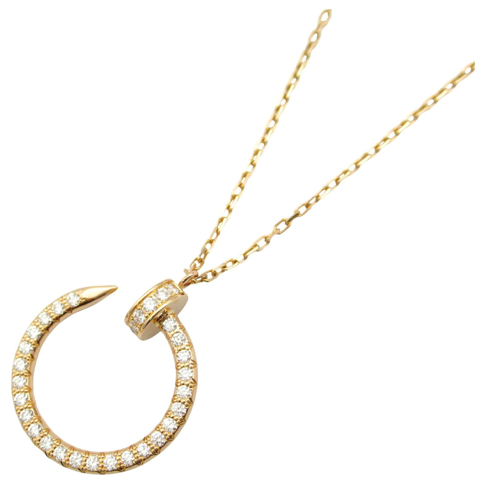 Cartier Juste un Clou Diamond Necklace in 18K Pink Gold  ref.2321689