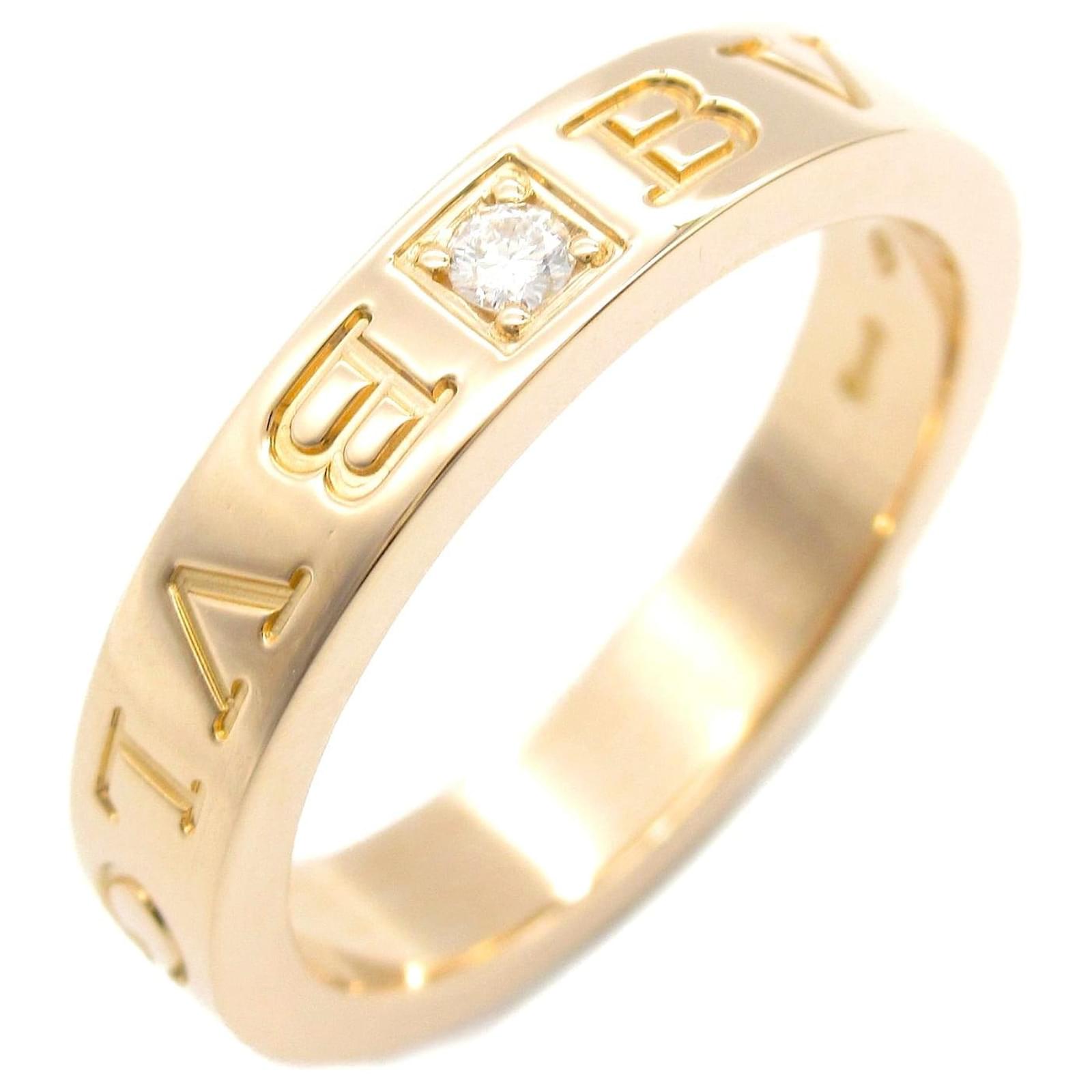 Bulgari Bvlgari B-zero1 Diamond Ring K18PG White White gold Metal  ref.2303959