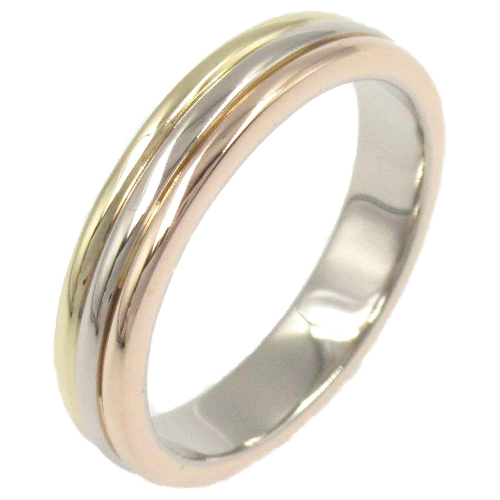 Cartier Vendome Ring K18 Gold Jewelry Golden Metallic Metal  ref.2304001