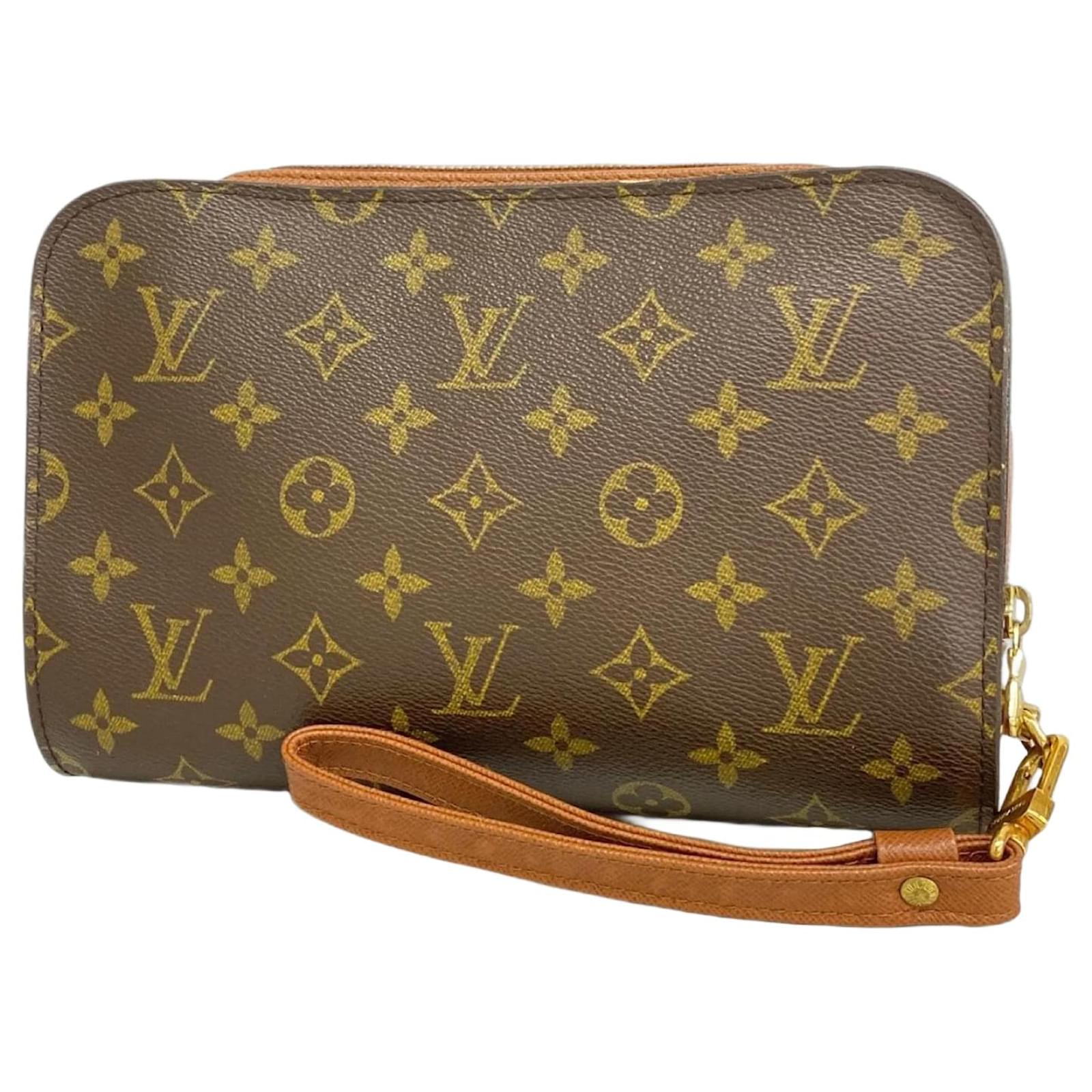Louis Vuitton Monogram Orsay Clutch Bag Brown  ref.2292916