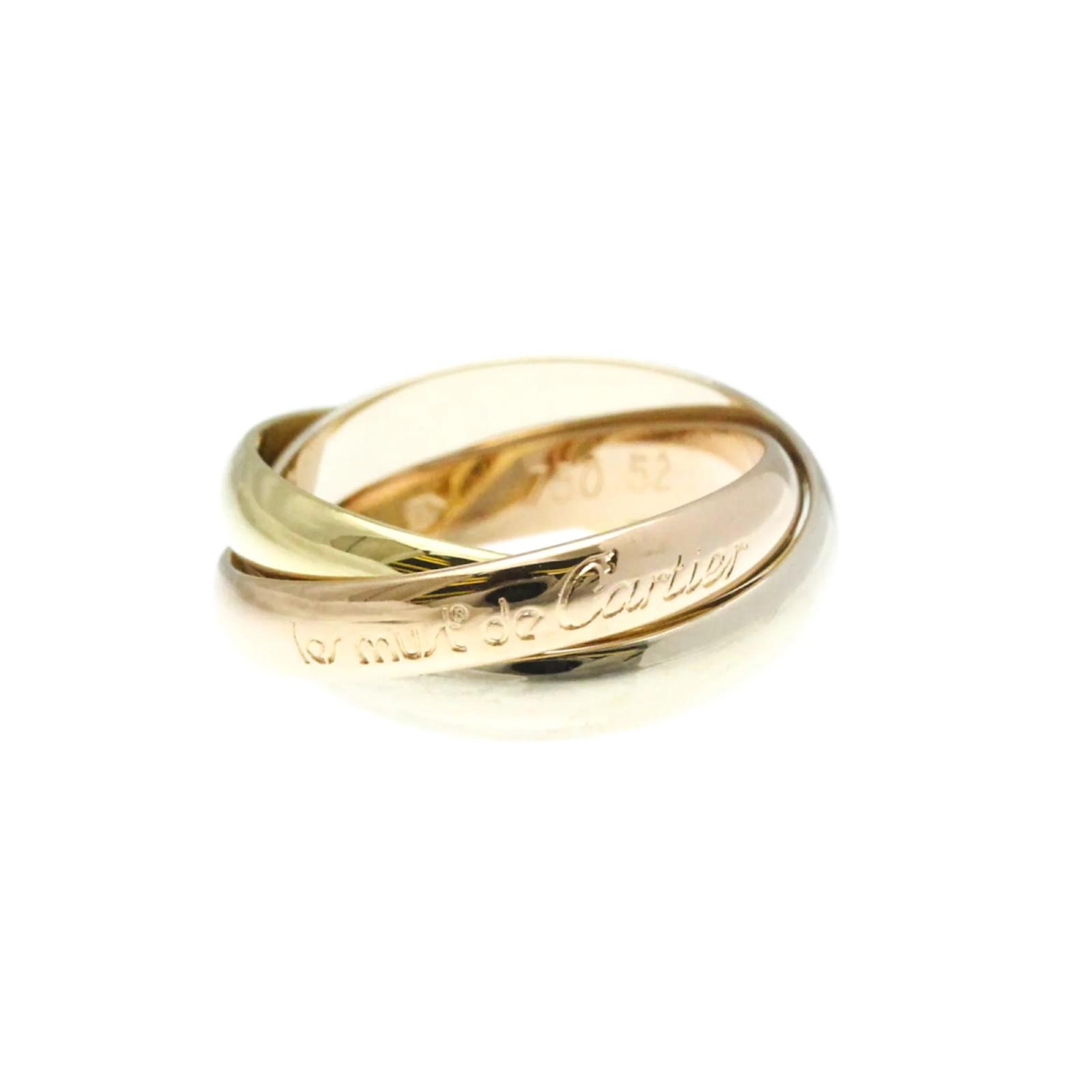 Cartier Trinity Ring Golden White gold Yellow gold Pink gold  ref.2321244