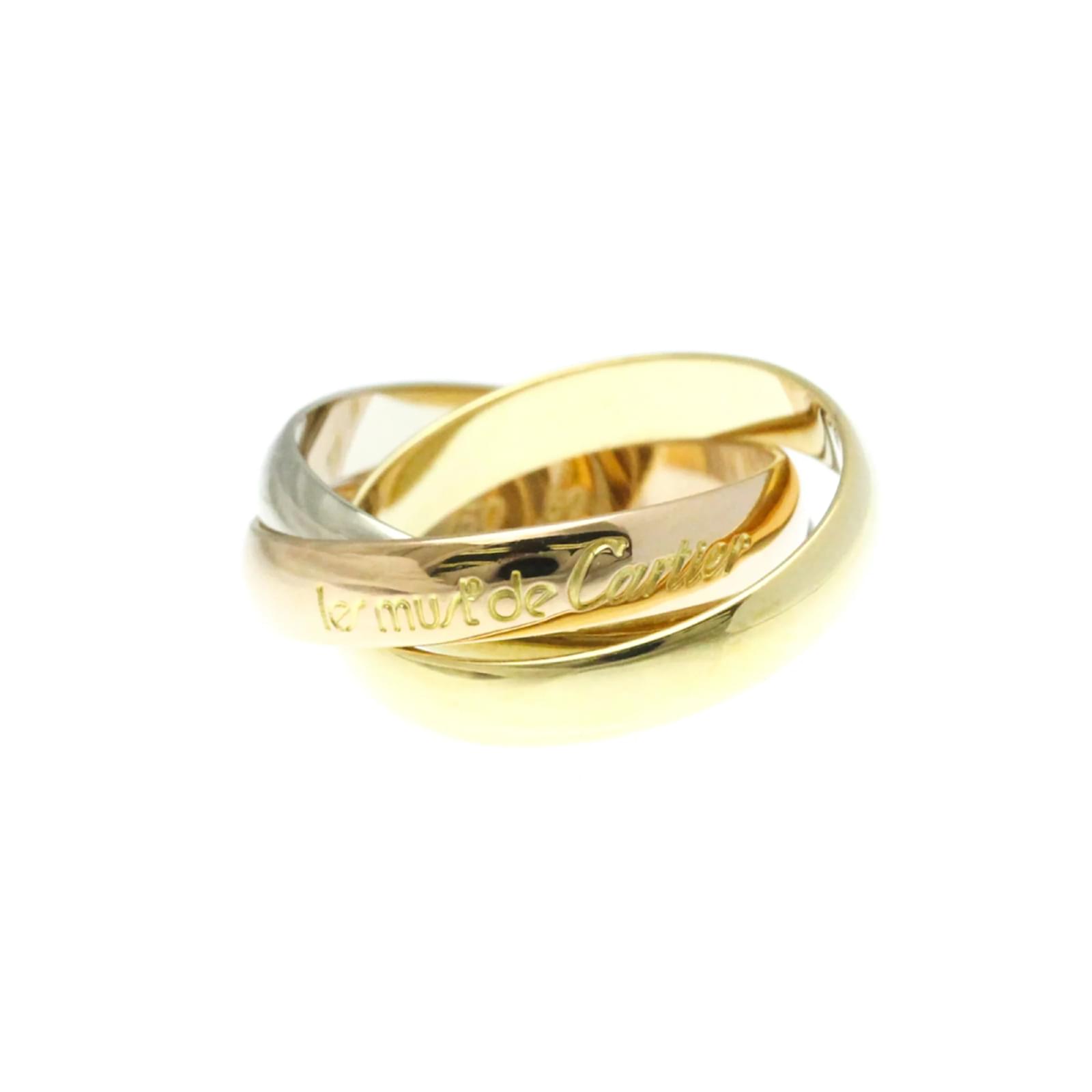 Cartier Trinity Ring Golden White gold Yellow gold Pink gold  ref.2321243