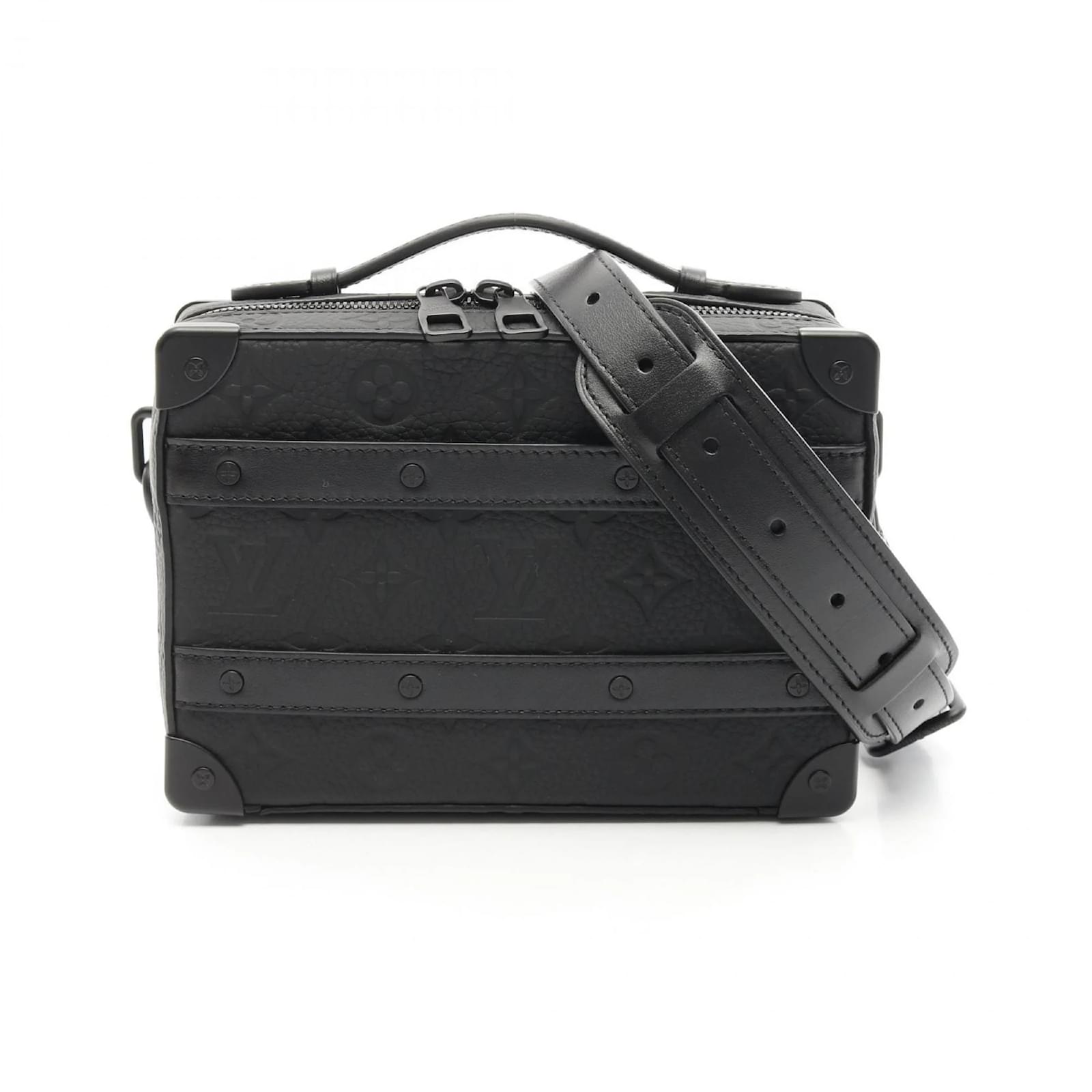 Louis Vuitton Black Leather Shoulder Bag  ref.2280935