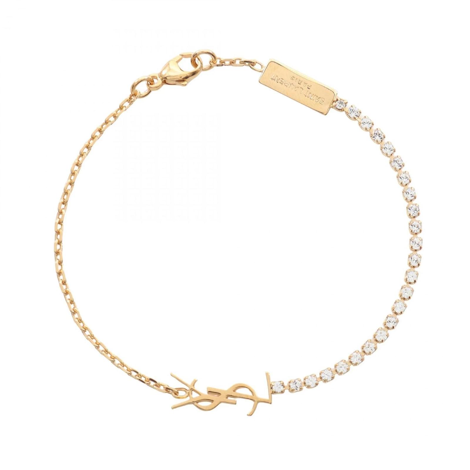 Saint Laurent Cassandra Charm Bracelet Golden Gold-plated  ref.2320832