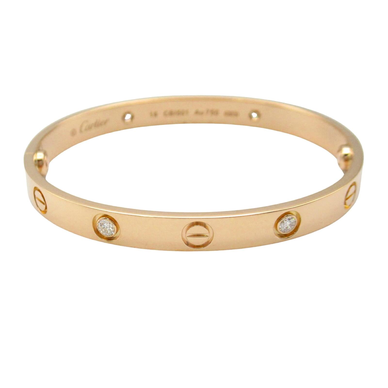 Cartier Love Bracelet in 18K Yellow Gold with Diamonds  ref.2320519