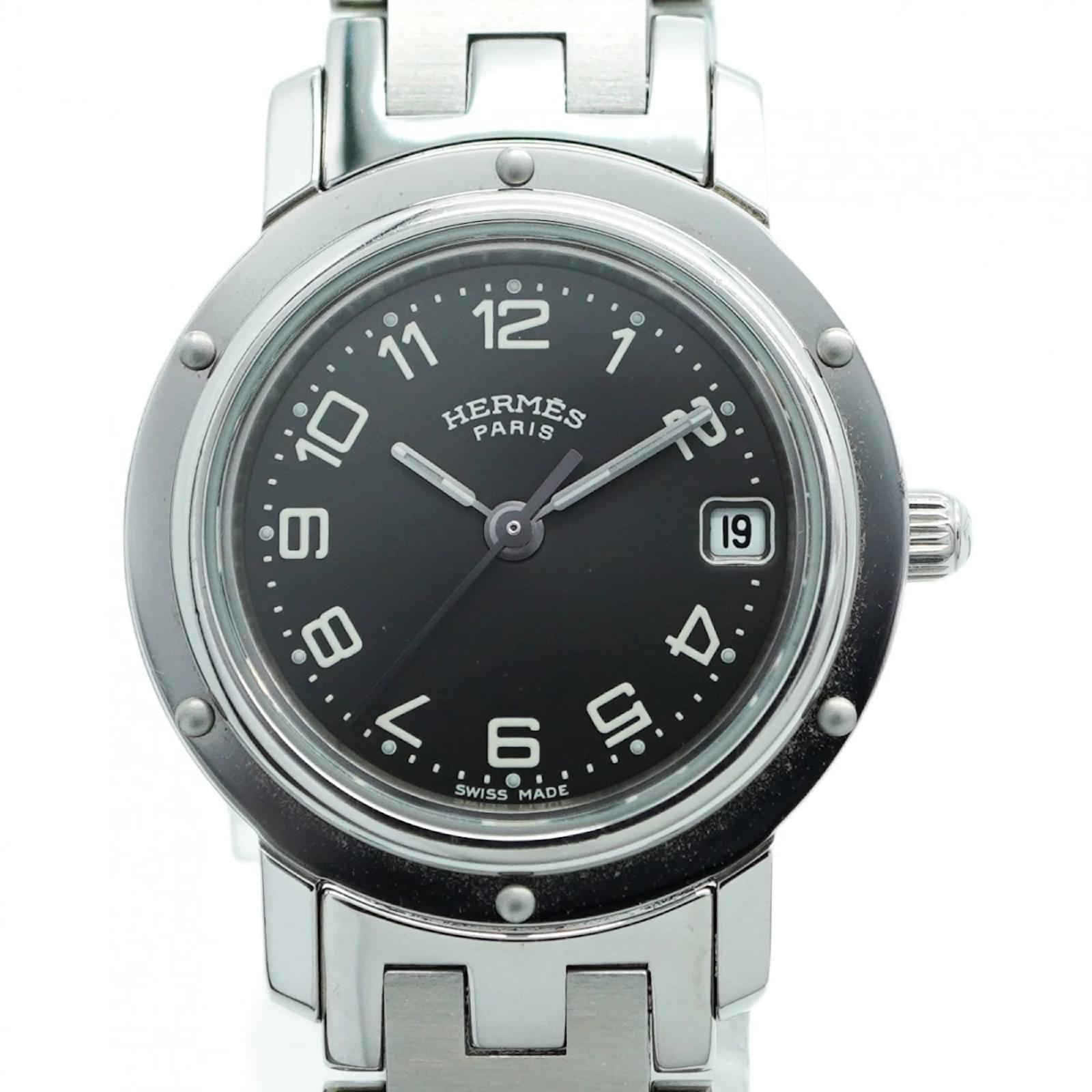 Hermès Hermes Clipper CL4.210 Black Dial Watch for Women  ref.2253442