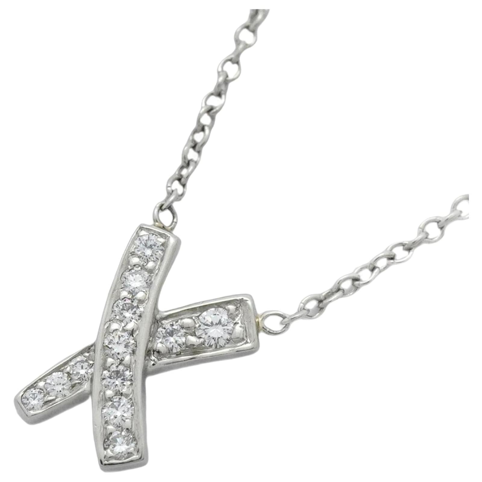 Tiffany & Co Tiffany Platinum 950 Diamond Necklace  ref.2281636