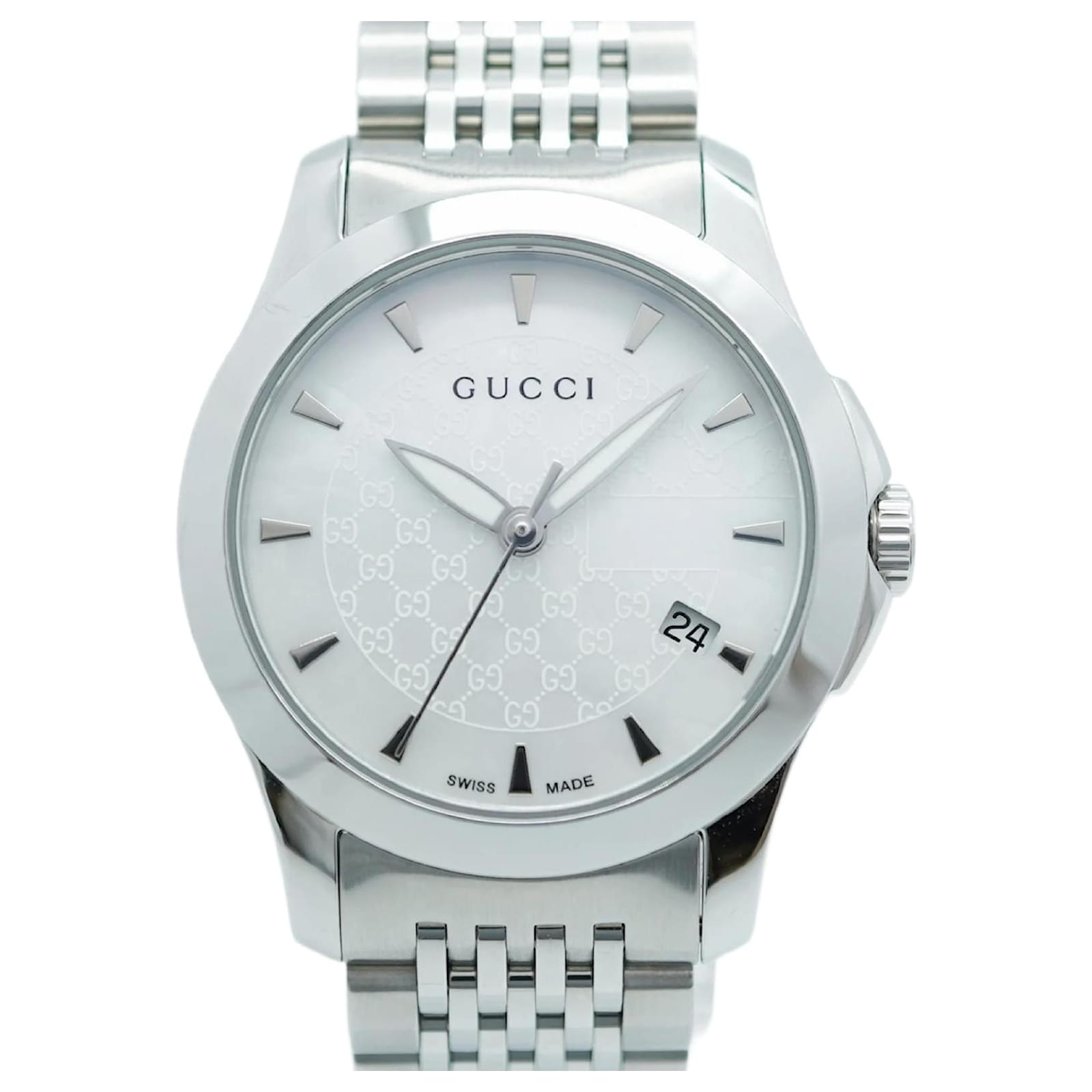Gucci G Timeless YA126533 White Dial Watch for Women  ref.2275010