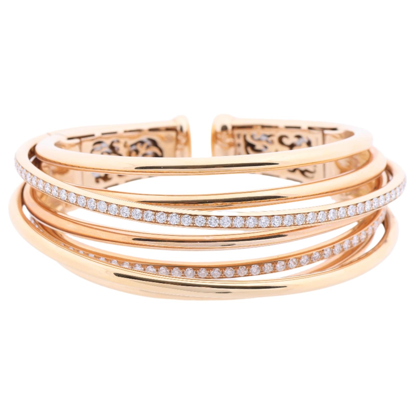 De Grisogono Allegra Rose Gold with Diamonds Bracelet Pink Pink gold  ref.2320013