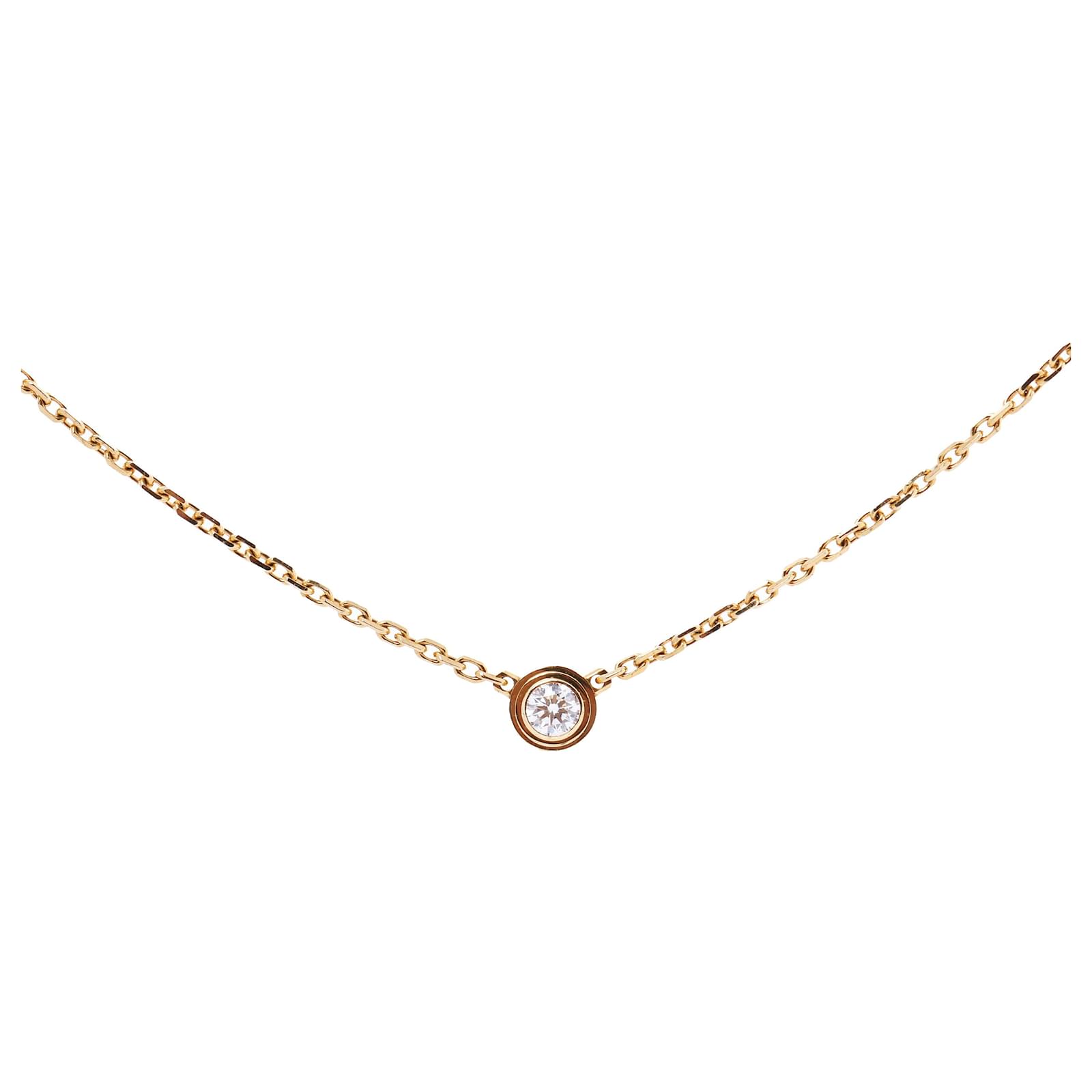 Cartier Damenuhr XS Diamond Necklace 750(YG) 2.2g CRB7224517 Yellow Yellow gold  ref.2319832