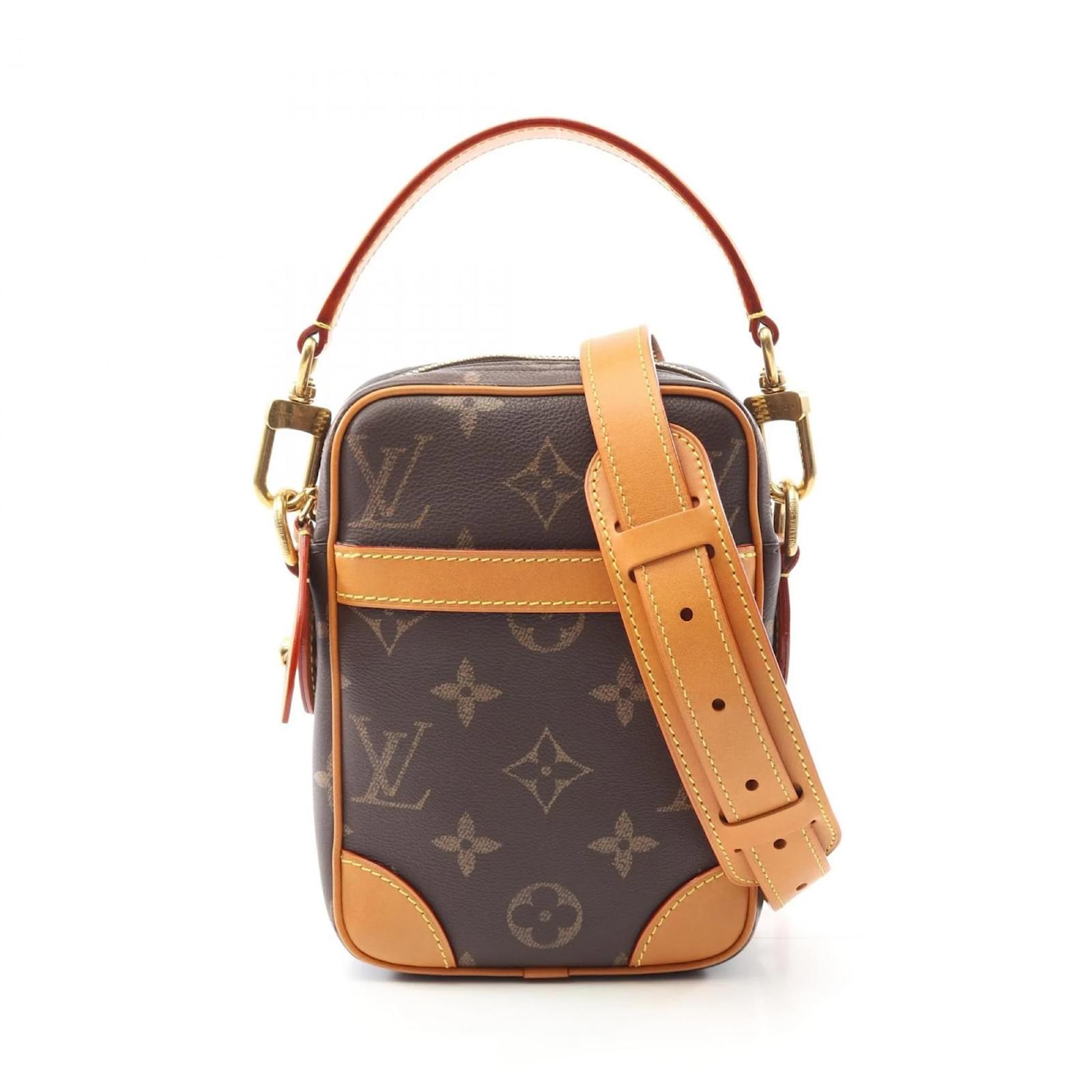 Louis Vuitton Danube Monogram Handbag Brown Patent leather  ref.2278050
