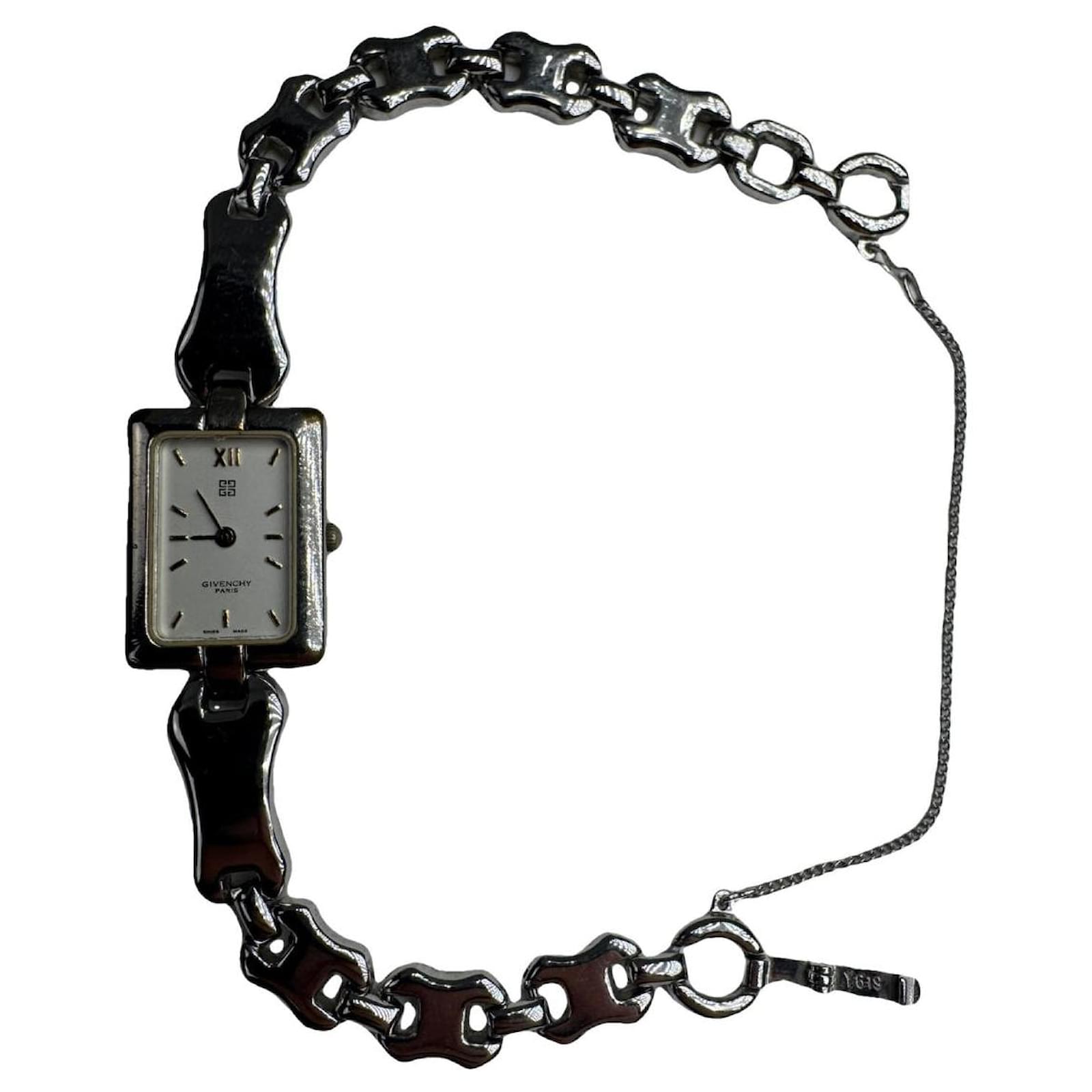 Givenchy Silver Steel Watche Silvery  ref.2319269