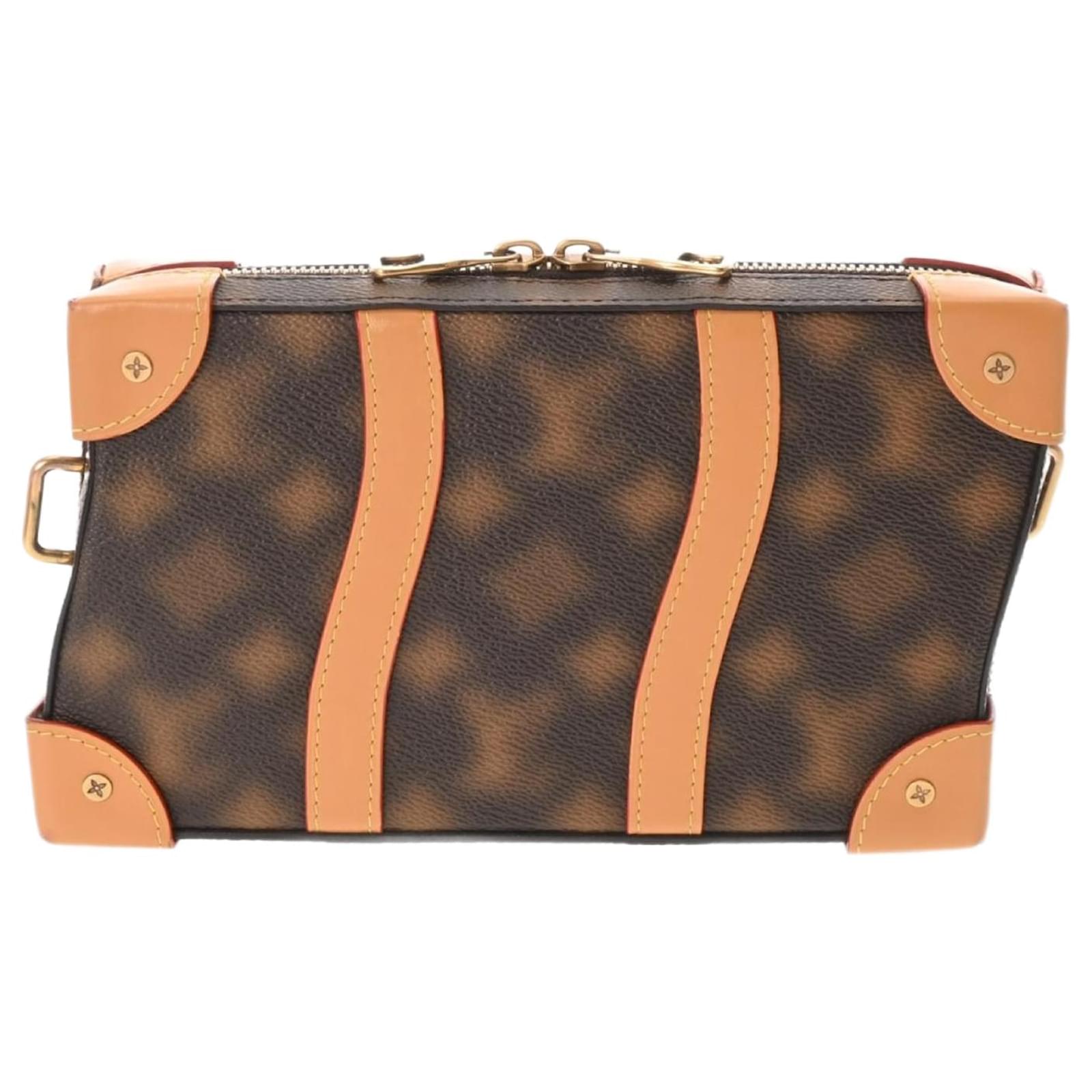 Louis Vuitton Monogram Soft Trunk Shoulder Bag Brown Patent leather  ref.2274848