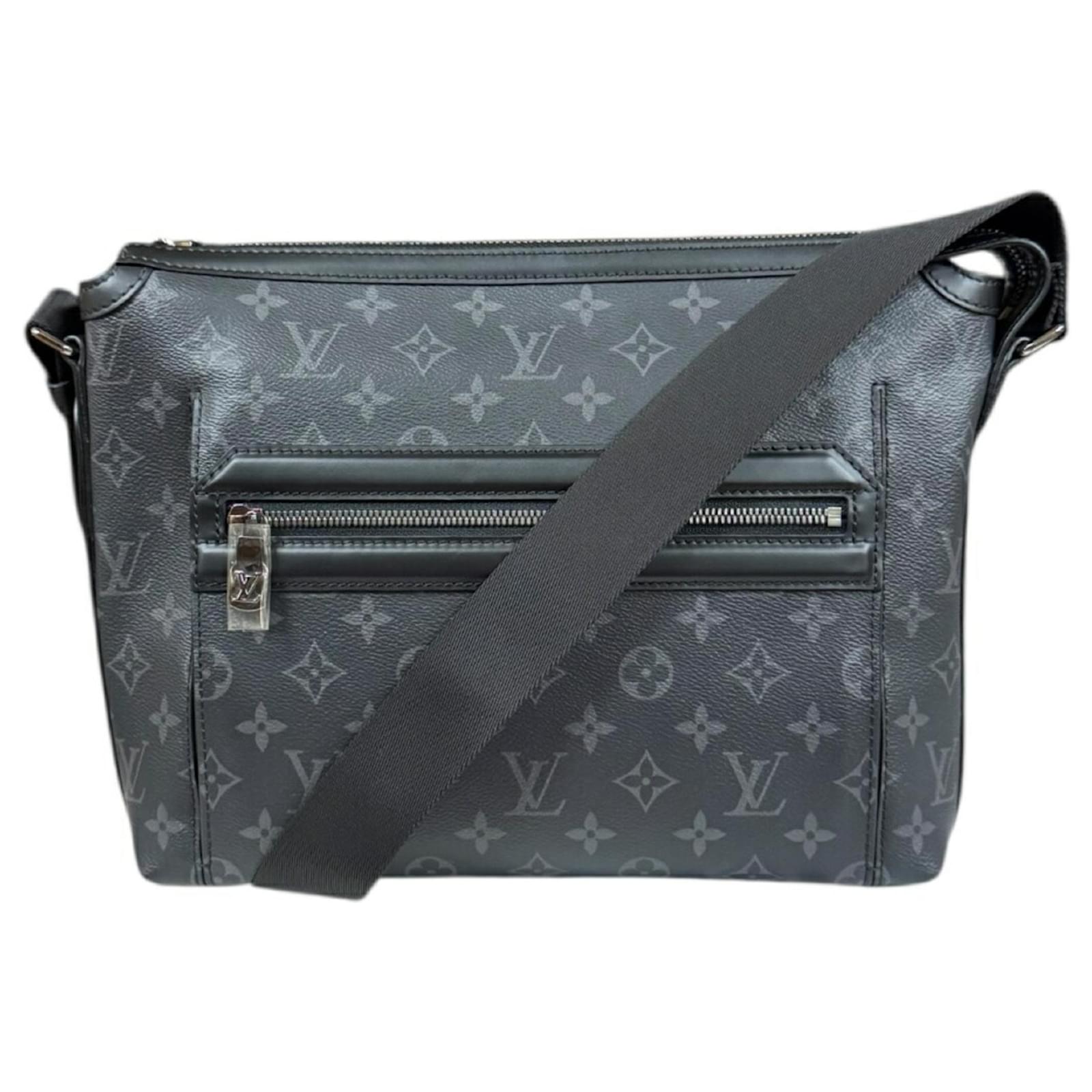 Louis Vuitton Odyssey PM Monogram Eclipse Shoulder Bag Brown Black Cloth  ref.2273943
