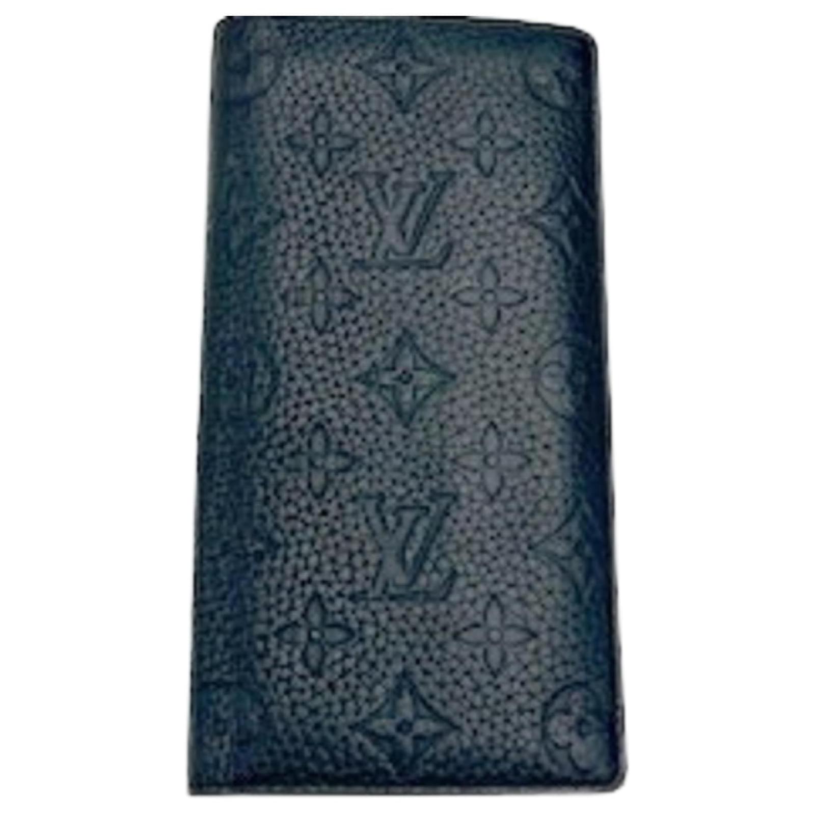 Louis Vuitton Portefeuille Brazza Long Wallet Black Leather  ref.2273517