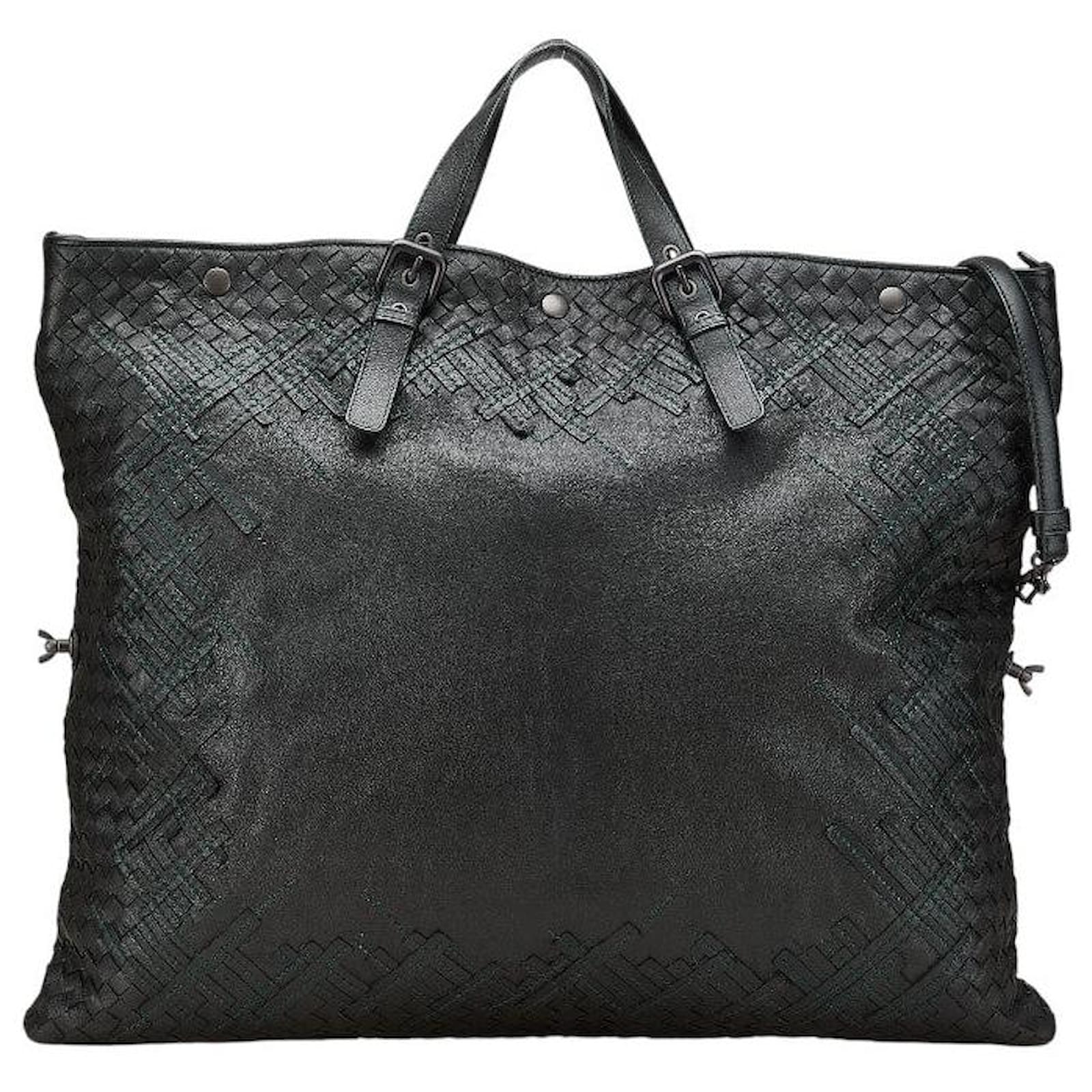 Bottega Veneta Intrecciato Leather 2way Tote Bag Black  ref.2270041