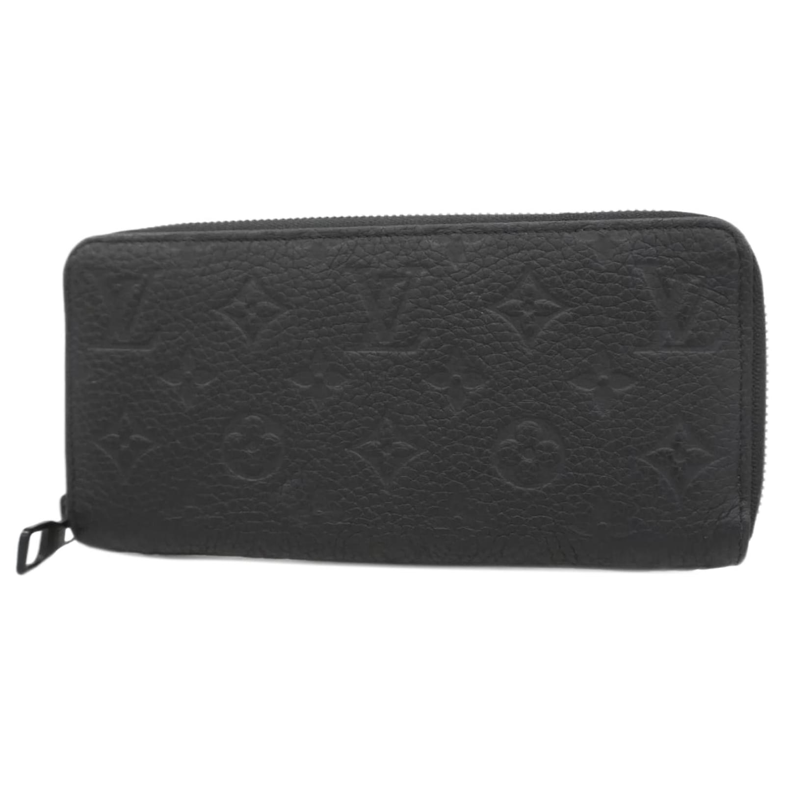 Louis Vuitton Long Wallet Monogram Shadow Zippy Horizontal Black  ref.2268084