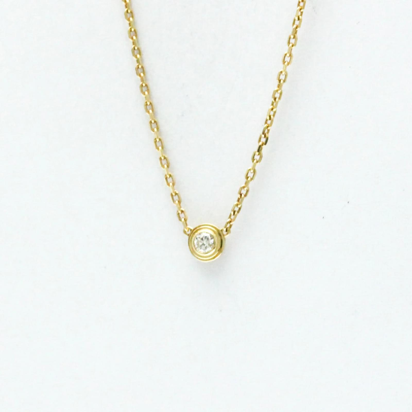 Cartier D'Amour Diamond Necklace XS Golden Yellow gold  ref.2312465