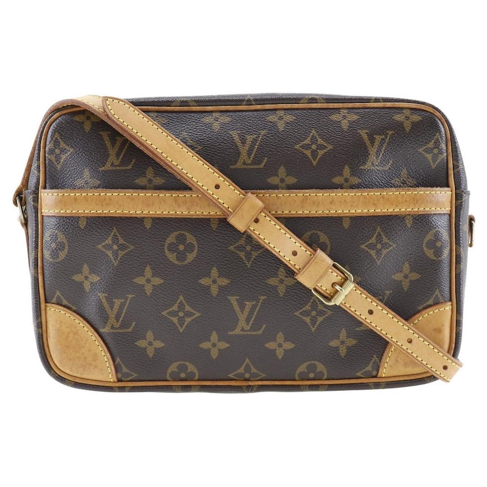 Louis Vuitton Trocadero27 Monogram Shoulder Bag Brown Cloth  ref.2265211