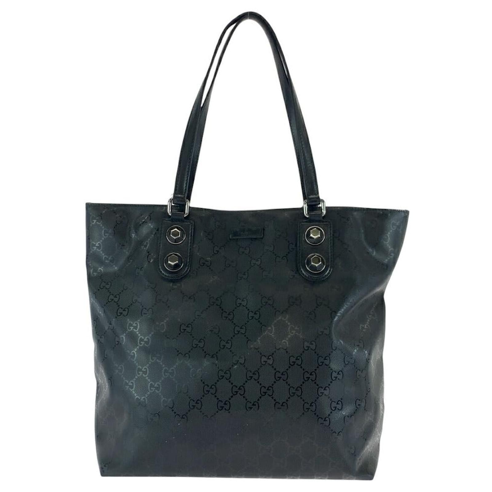 Gucci GG Imprime Black 2way Tote Bag 229848 Plastic  ref.2264975