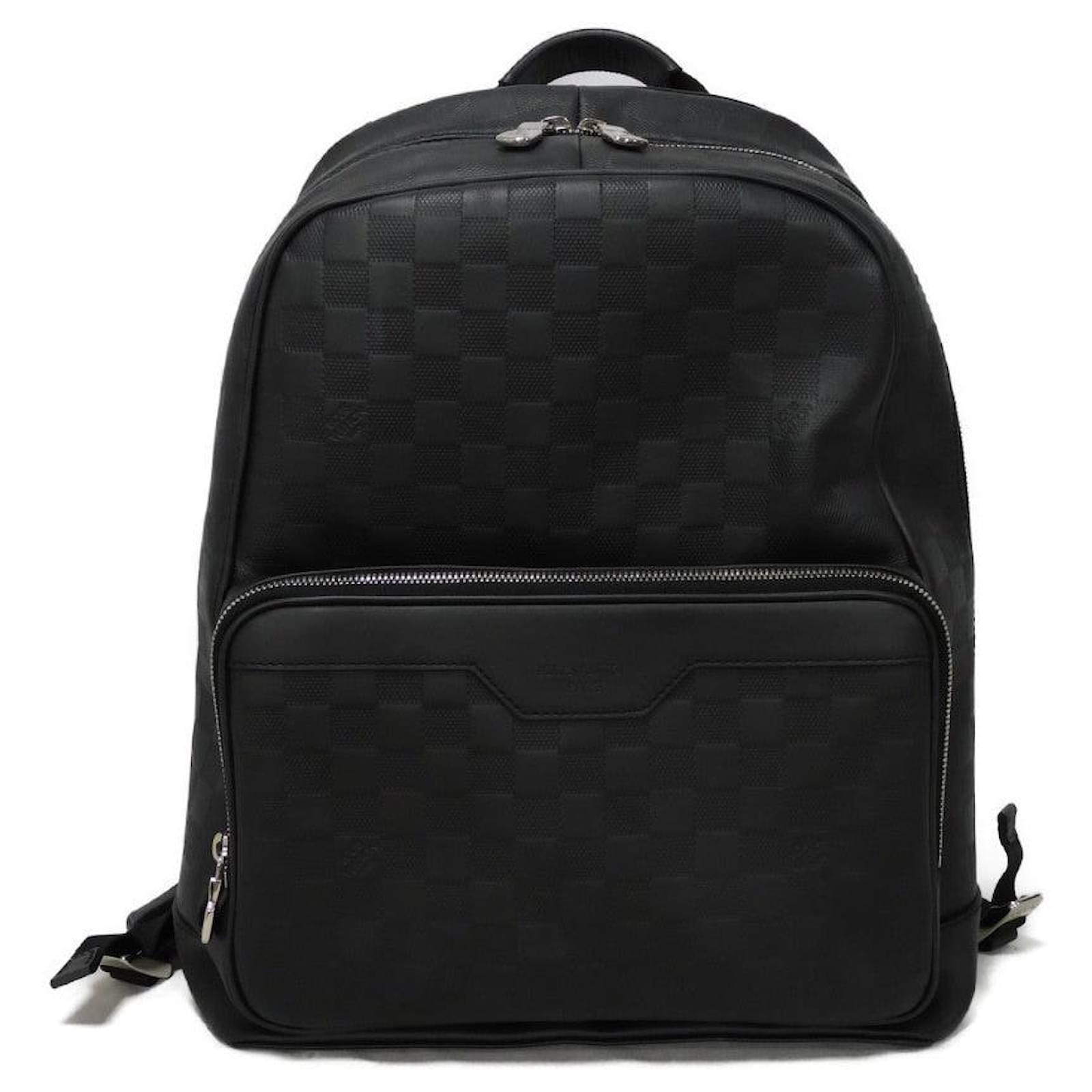 Louis Vuitton Campus Anfini Leather Backpack Black  ref.2263858
