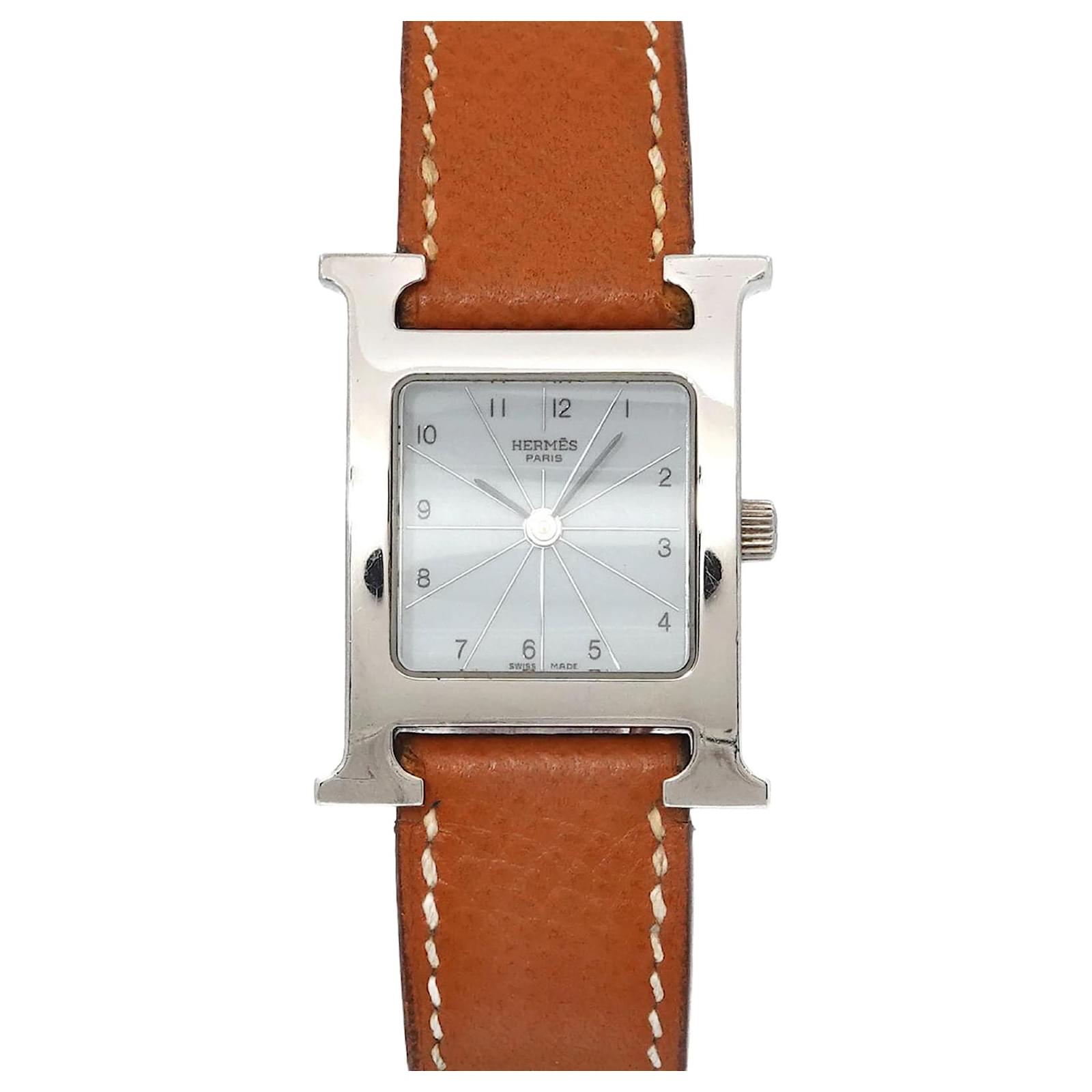 Hermès Hermes H Watch HH1 210 Ladies Gray Brown Quartz  ref.2311312