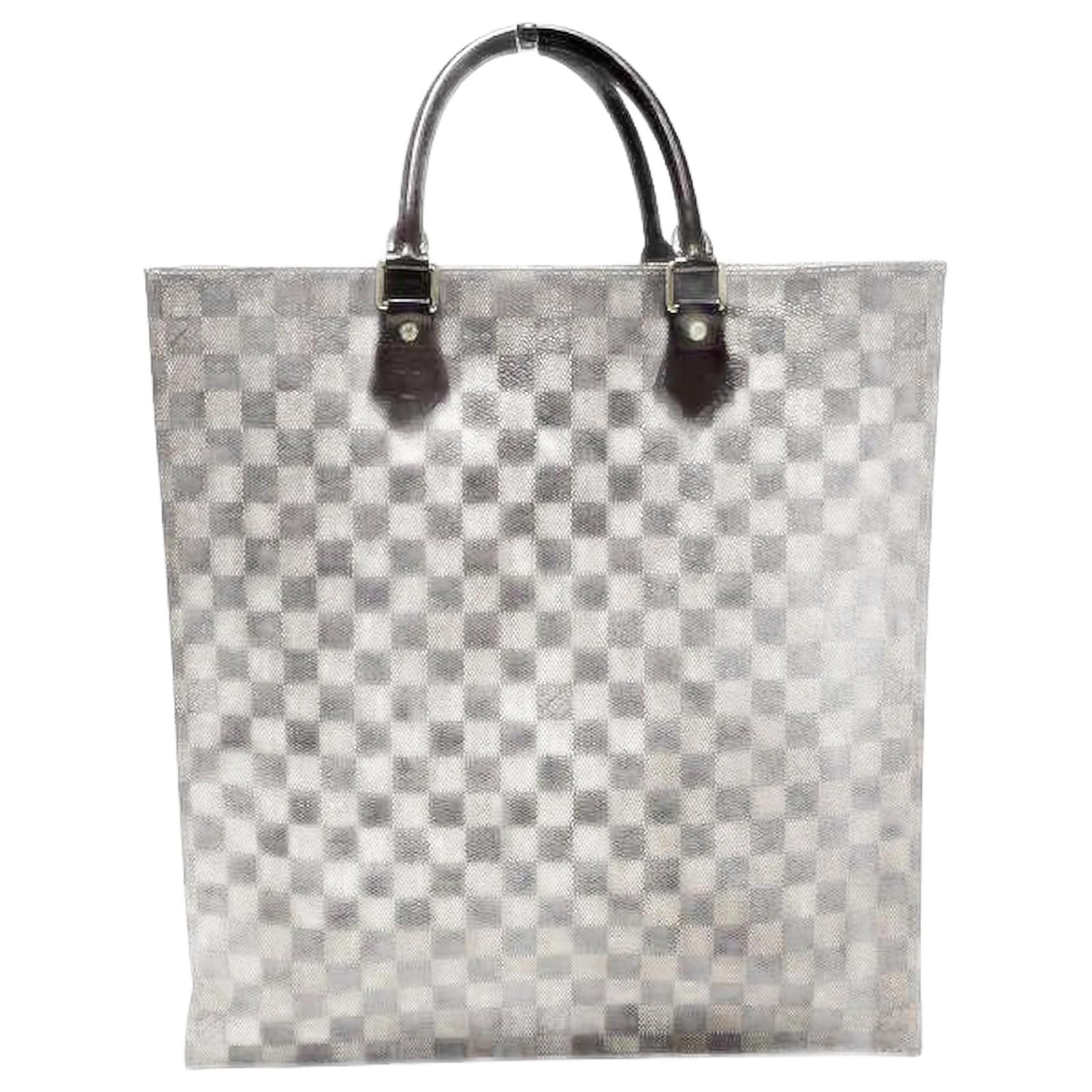 Louis Vuitton Sac Plat Damier Tote Bag Brown Cloth  ref.2263677