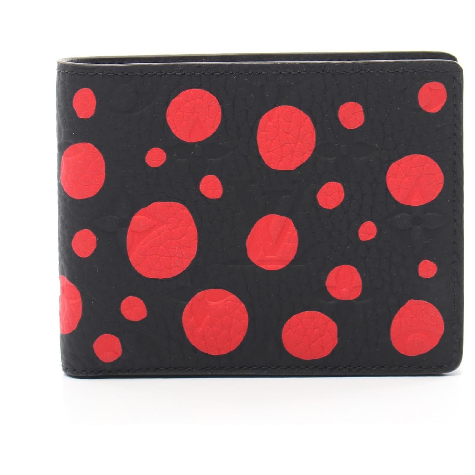 Louis Vuitton Infinity Dot Bifold Wallet M81902 Red Leather  ref.2263419