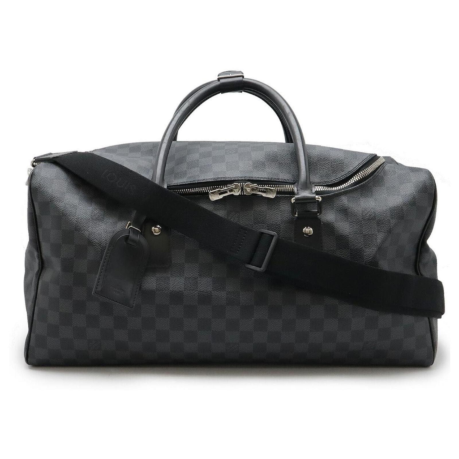 Louis Vuitton Damier Graphite Roadster 2way Boston Bag N48189 Black Cloth  ref.2263335