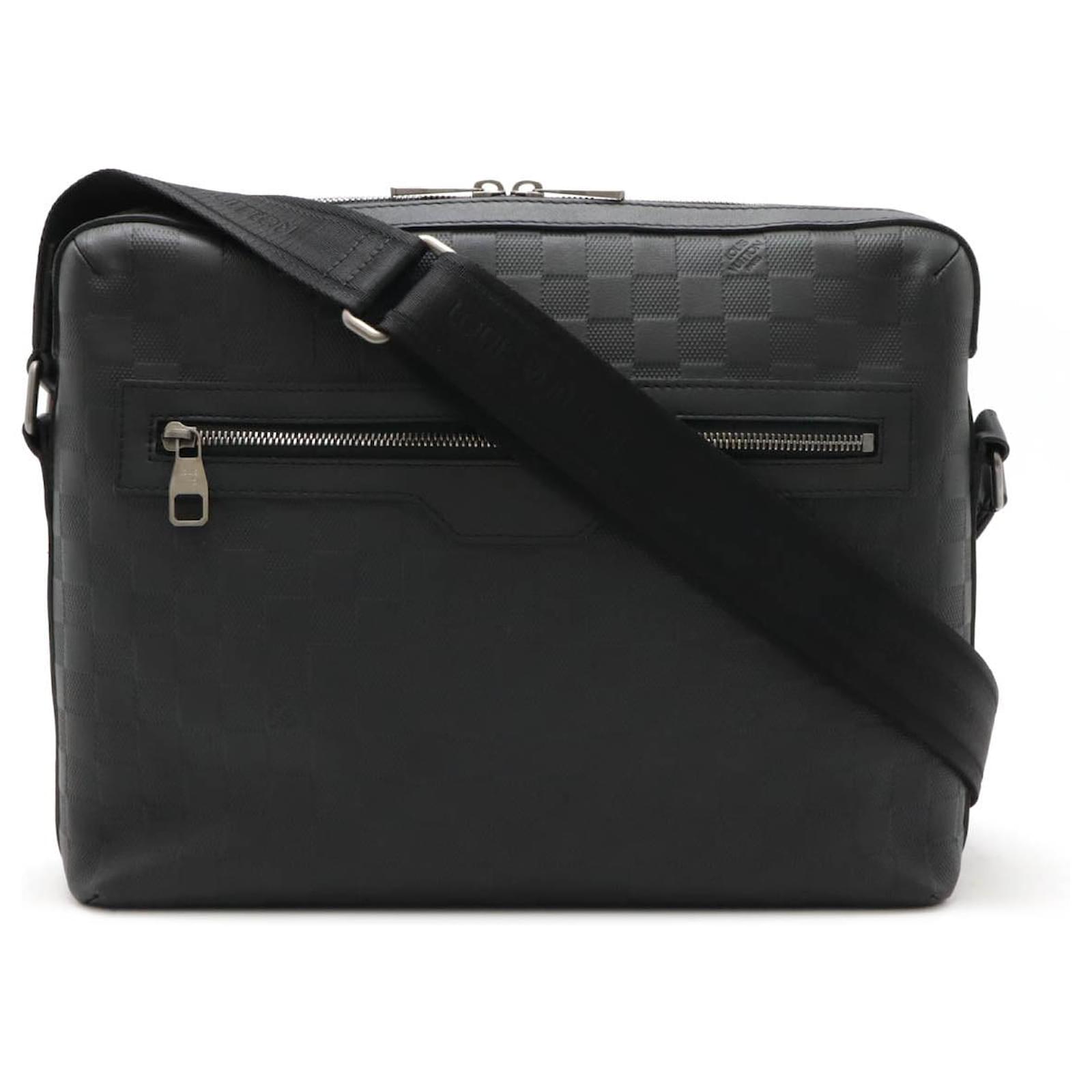 Louis Vuitton Damier Infini Calypso MM 2way Shoulder Bag N41201 Black Leather  ref.2263148