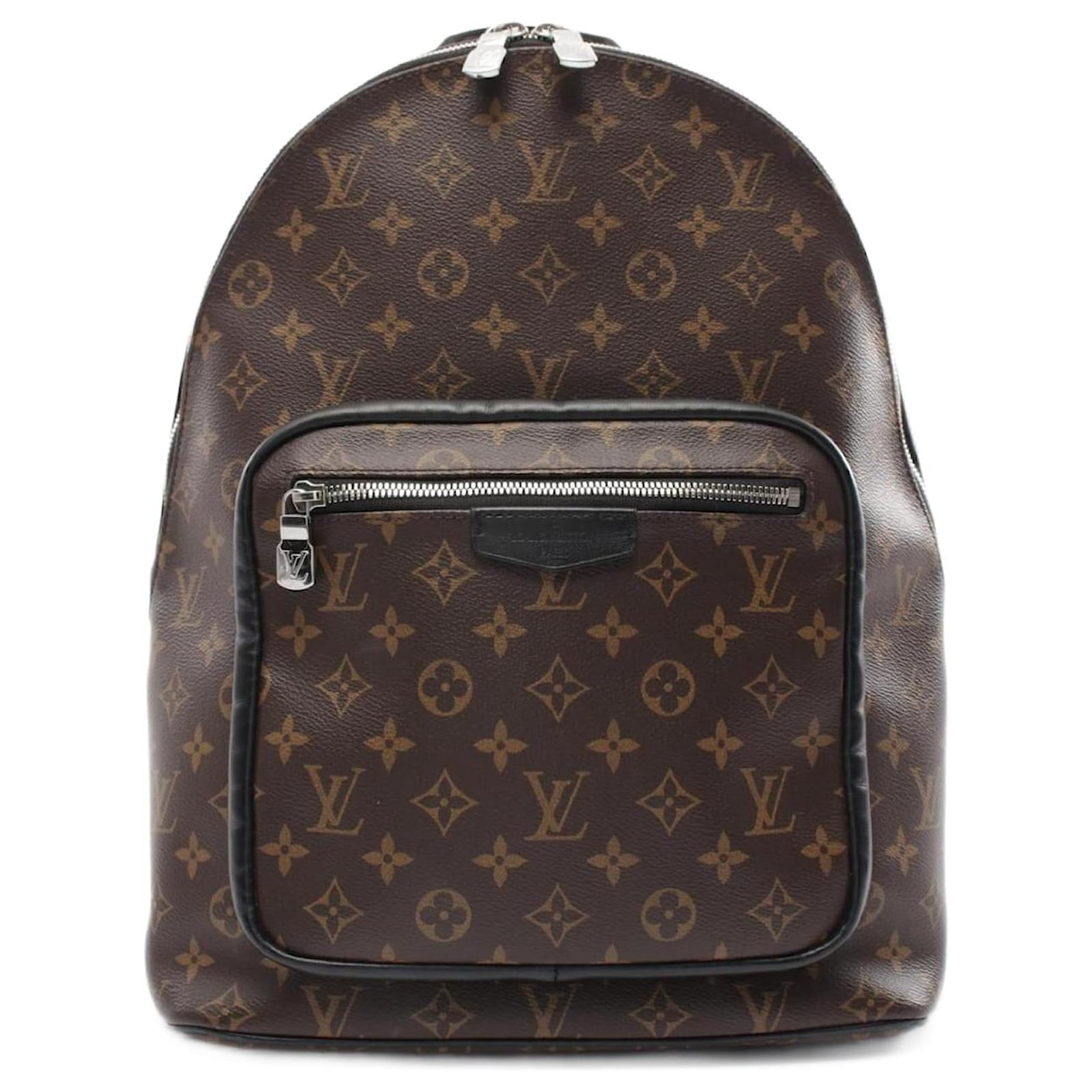 Louis Vuitton Monogram Macassar Josh Backpack M45349 Brown Cloth  ref.2263107
