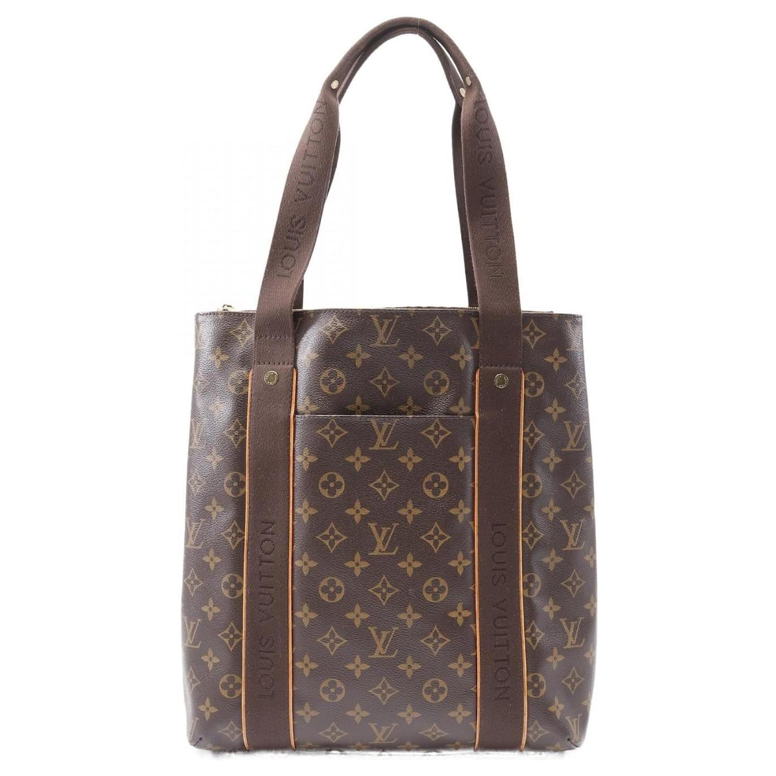 Louis Vuitton Cabas Beaubourg Monogram Tote Bag Brown Cloth  ref.2262894