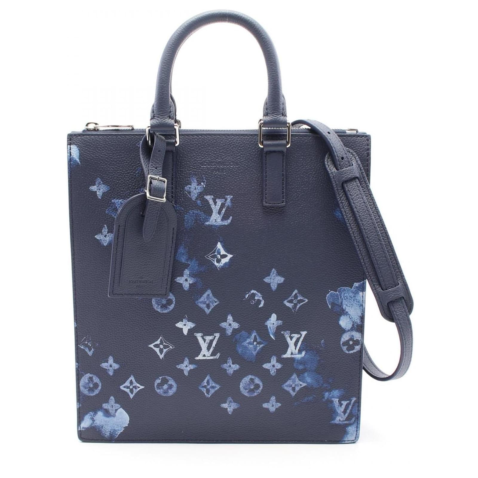 Louis Vuitton Monogram Watercolor Tote Bag Blue Cloth  ref.2262702