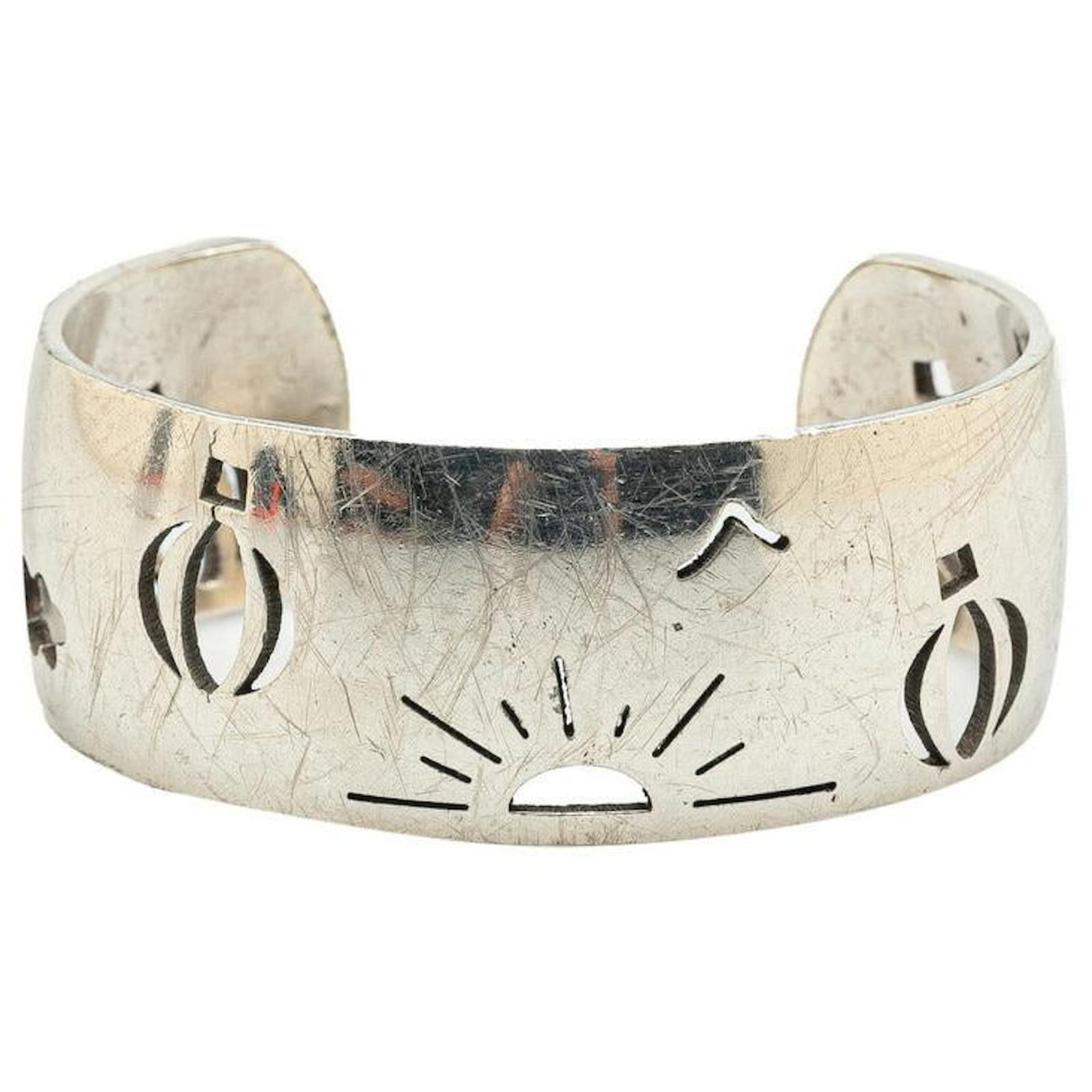 Hermès Hermes Soleil Ballon SV925 Bangle Silvery Metallic Metal  ref.2310038