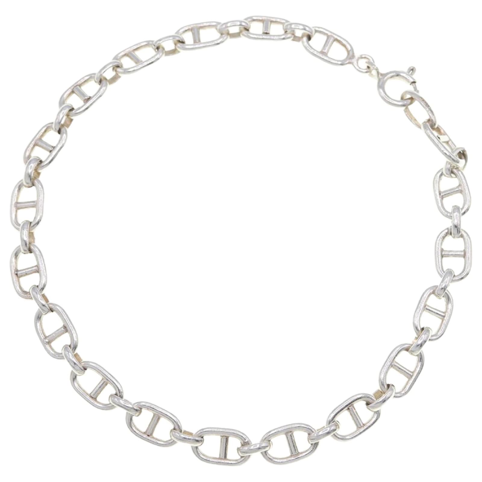 Tiffany & Co Tiffany Sterling Silver Charm Bracelet Silvery  ref.2309075