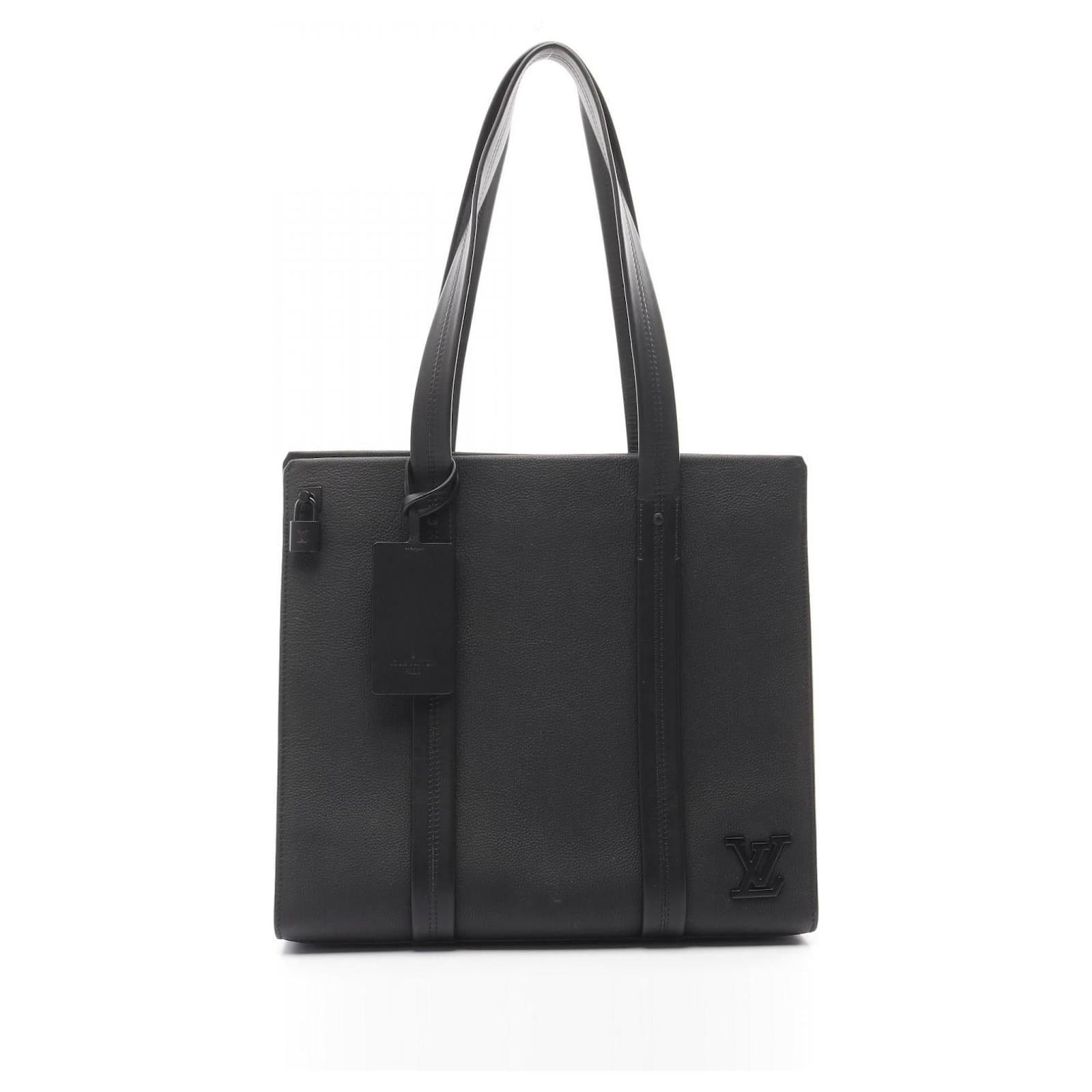 Louis Vuitton Aerogram Takeoff Tote Bag M57308 Black Leather  ref.2261210