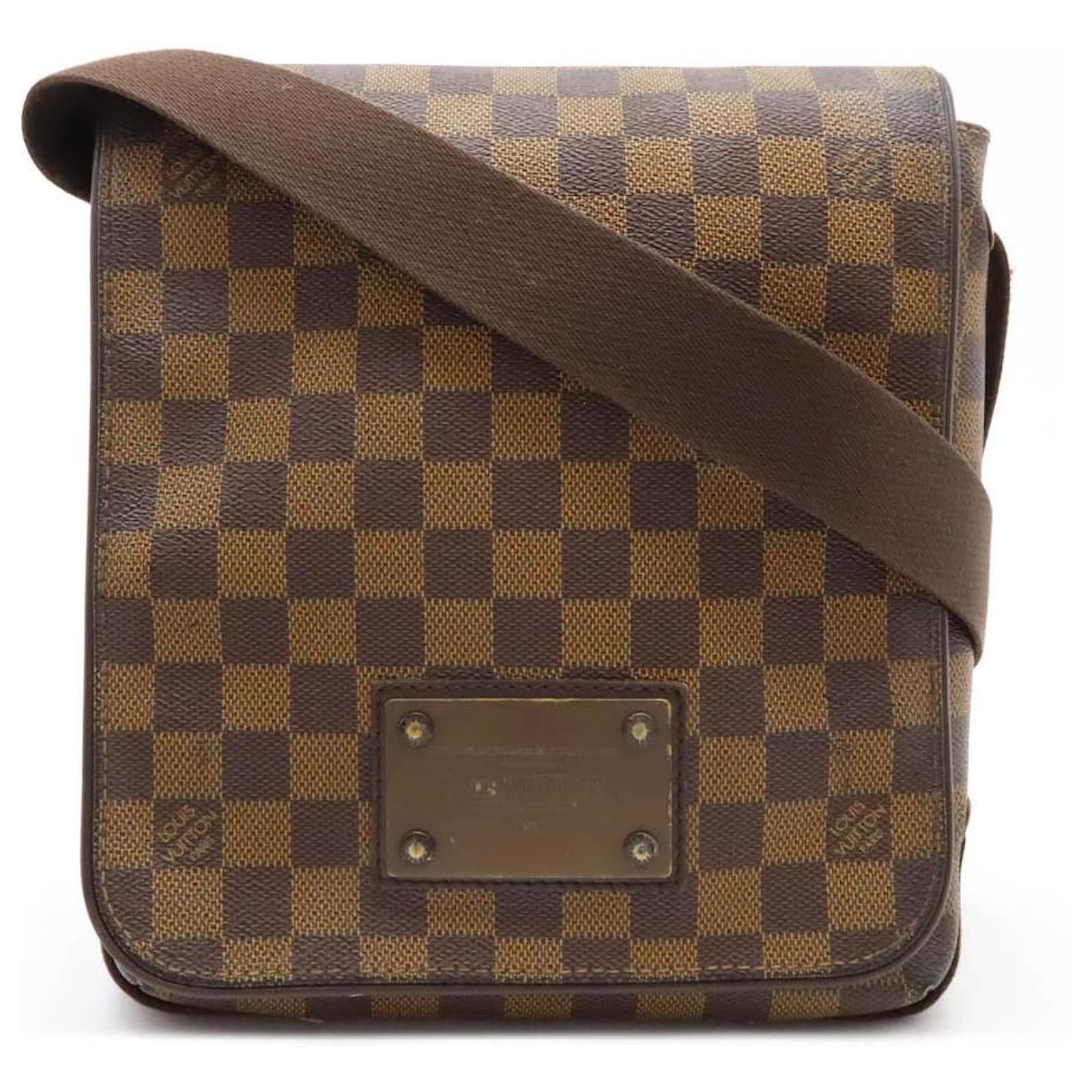 Louis Vuitton Damier Brooklyn PM Shoulder Bag N51210 Brown Cloth  ref.2260425