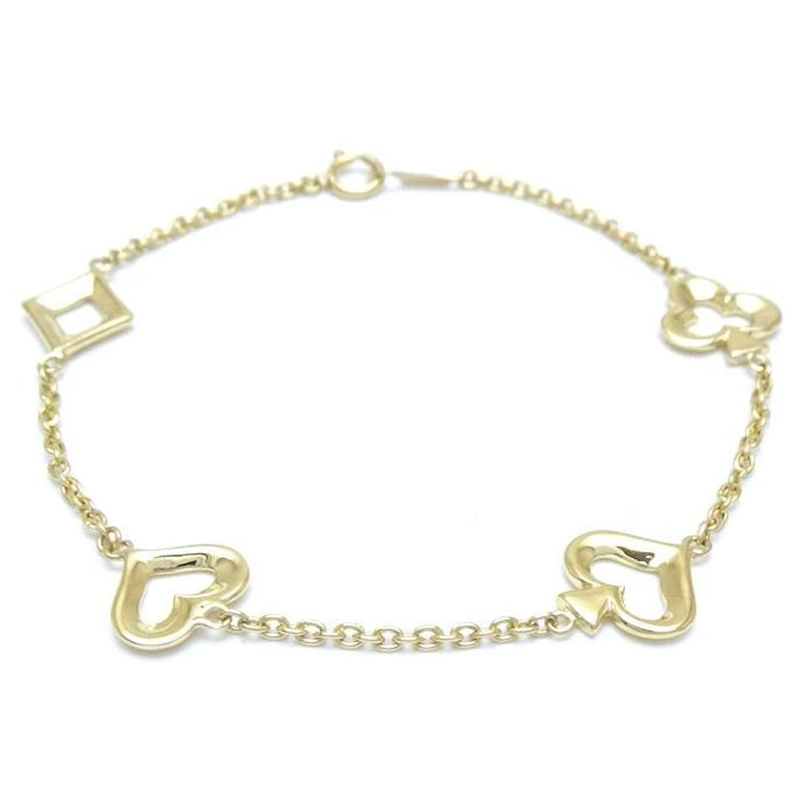 Autre Marque Trump Motif Bracelet K18YG Gold Golden Metal  ref.2315872