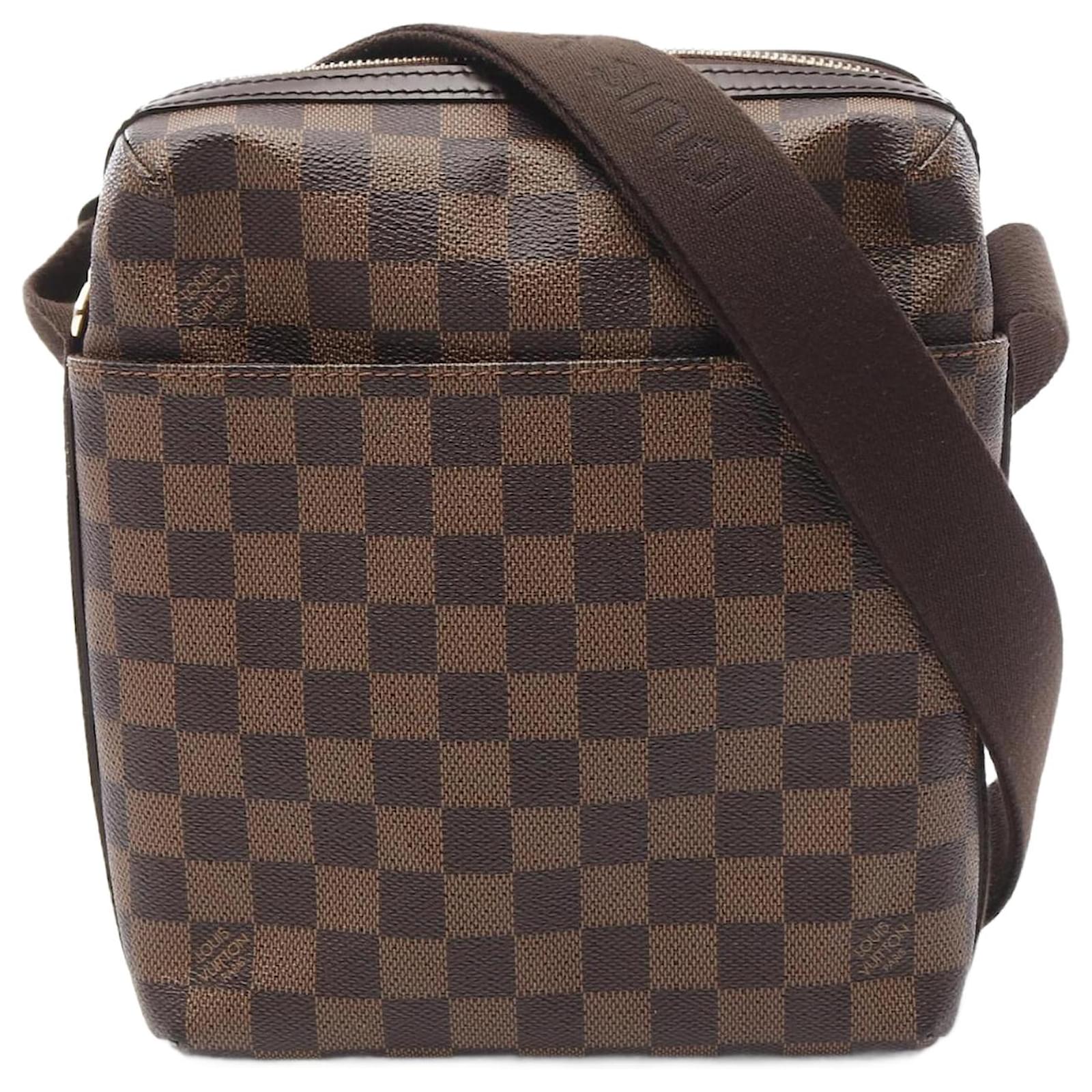 Louis Vuitton Trotteur Beaubourg Damier Ebene Shoulder Bag Brown Cloth  ref.2259699